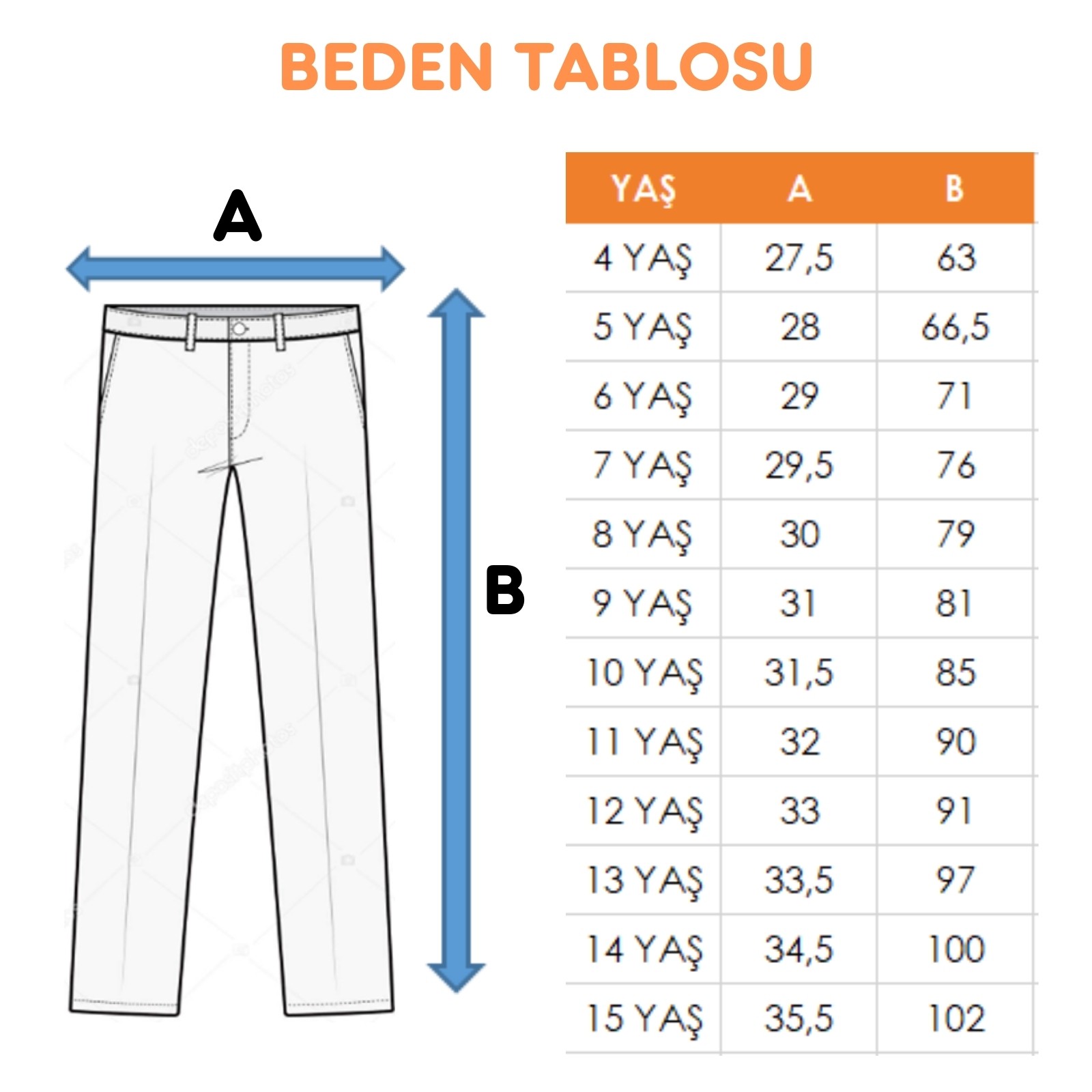 Kız Çocuk Yıldızlı Kot Pantolon 2204