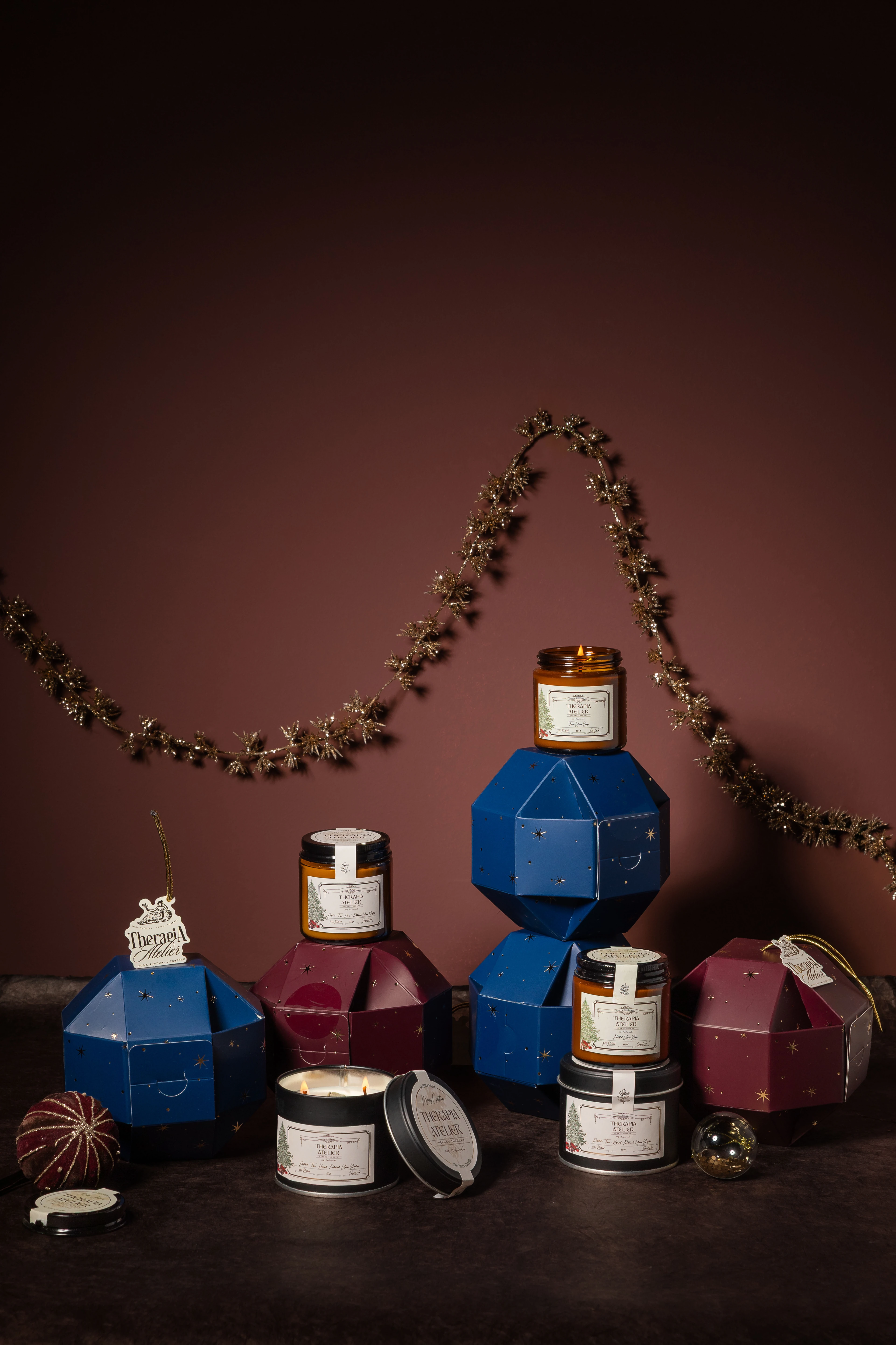 CHRİSTMAS MUM SETİ