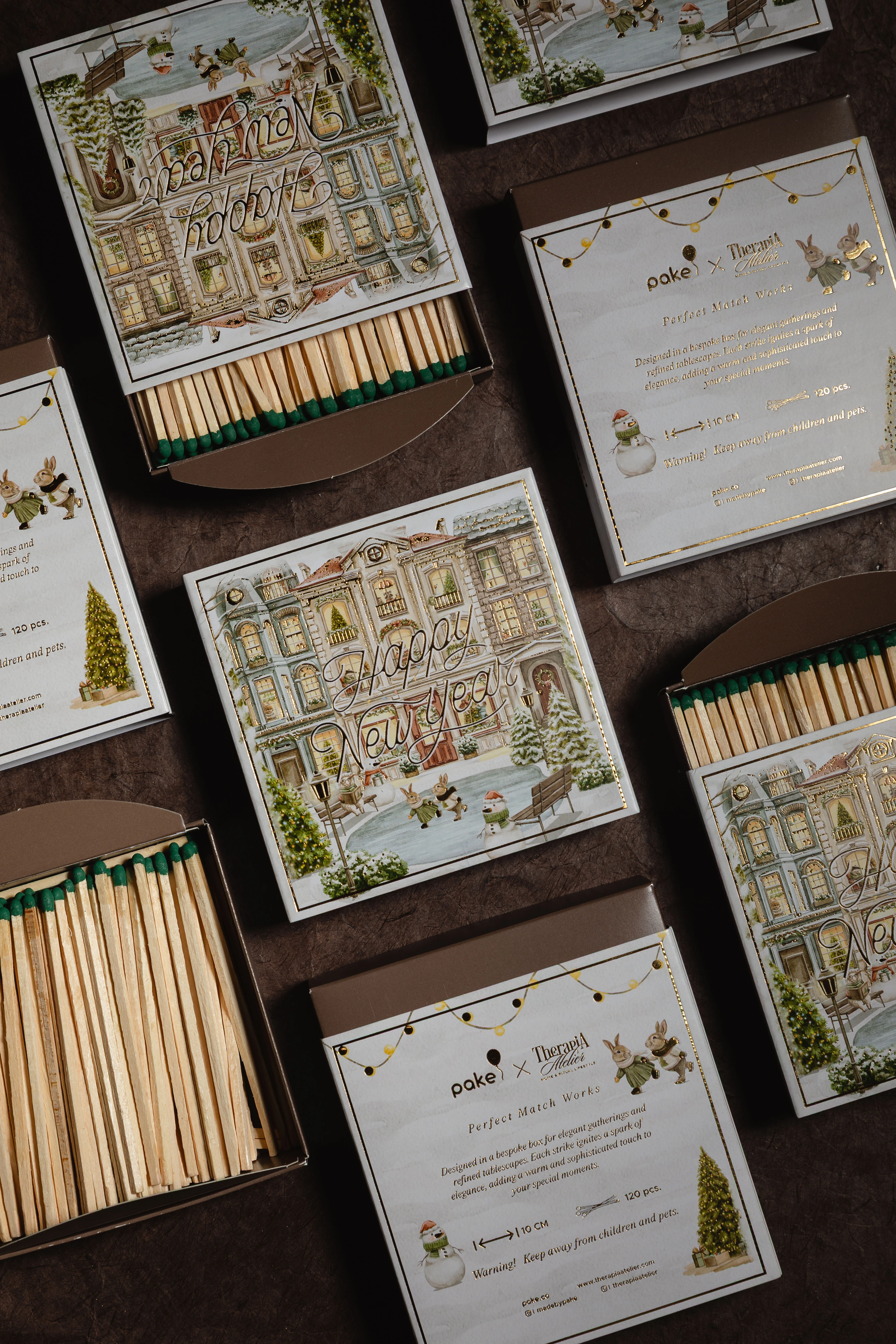 HAPPY NEW YEAR UZUN KİBRİT KUTUSU