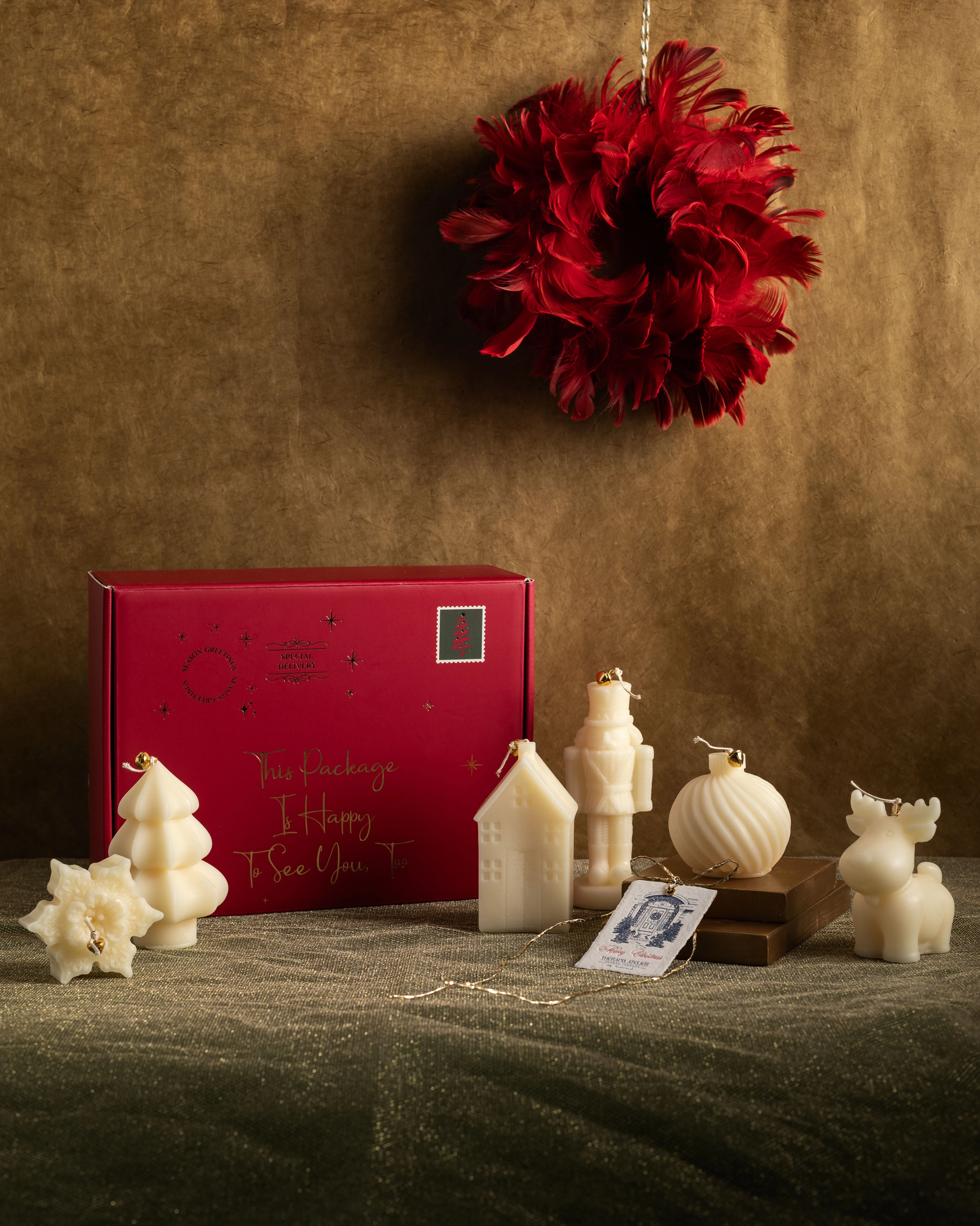 YILBAŞI ÖZEL BALMUMU MUM SETİ