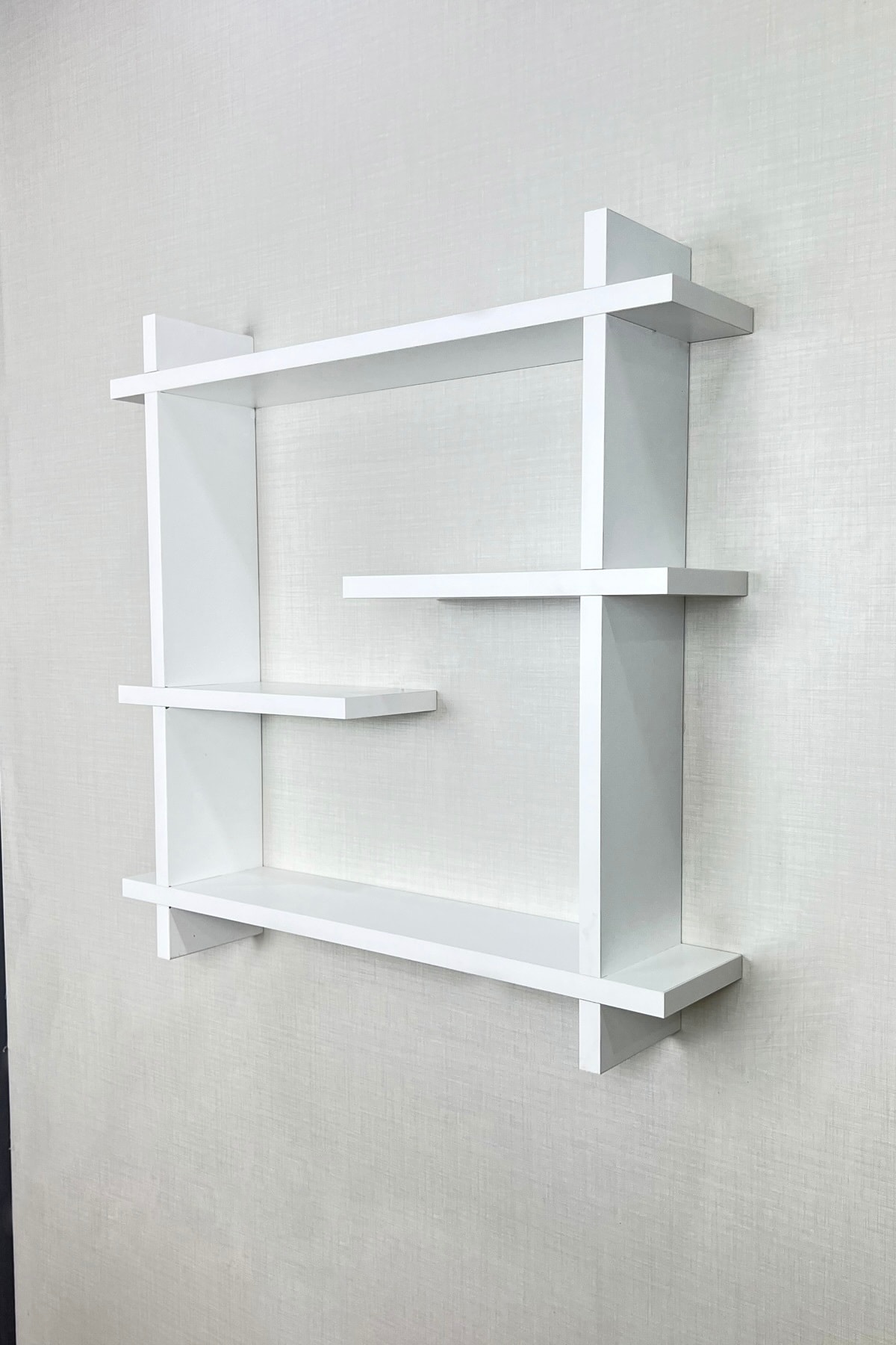 Duvar Rafı Kitaplık Duvara Monte Kitap Rafı Modern Dekoratif Pratik Şık Raf Ev Dekorasyonu
