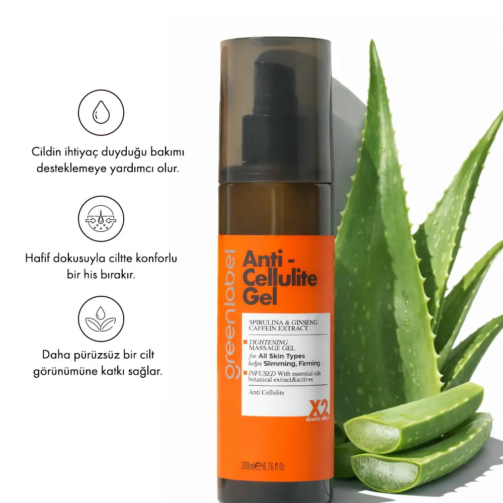 Anti - Cellulite Gel - Spirulina ve Kafein Ekstraktlı
