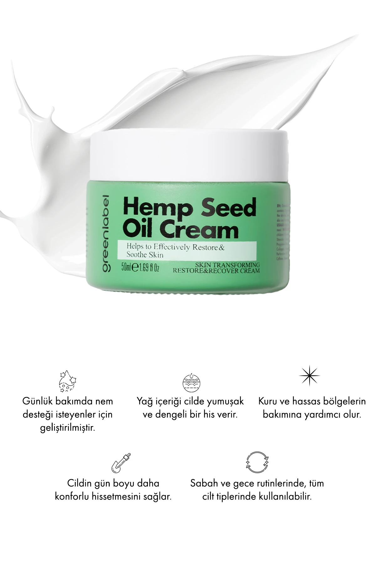 Hemp Oil & Zinc Extract Cream 50 ml.