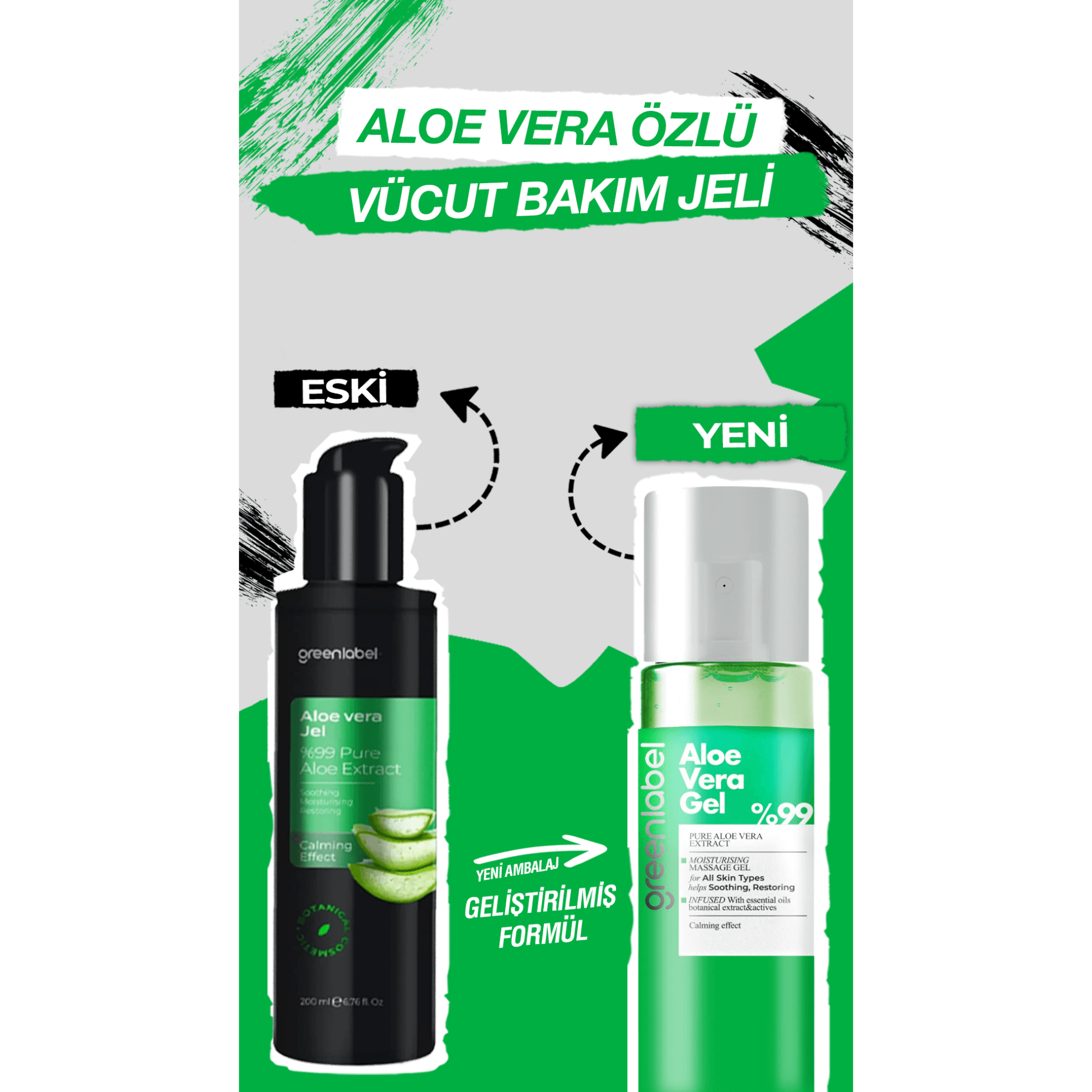 Aloe Vera Gel - Aloe Vera Vücut Bakım Jeli 200 ML