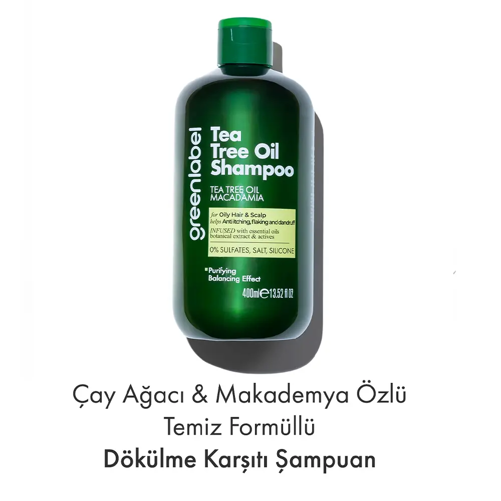 Tea Tree and Macadamia Extract Salt-Free Paraben-Free Sulfate-Free