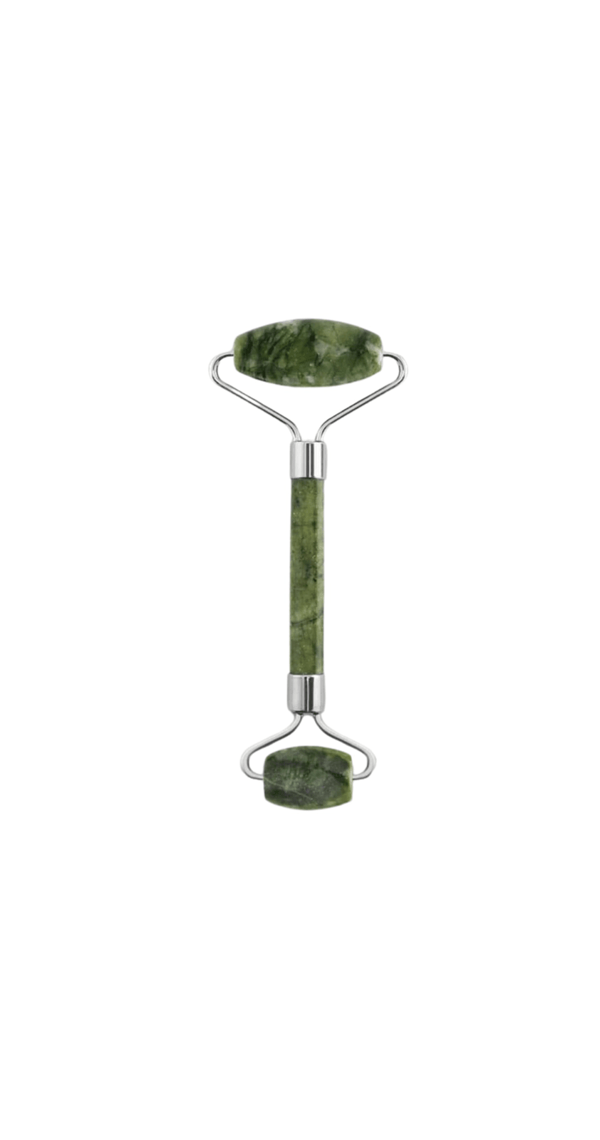 Jade Natural Stone Face Roller Double Sided Facial Massager image