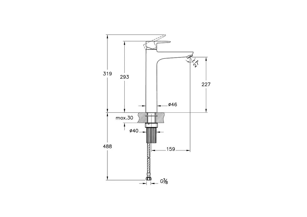 Artema Flow Soft Çanak Lavabo Bataryası Krom A43010