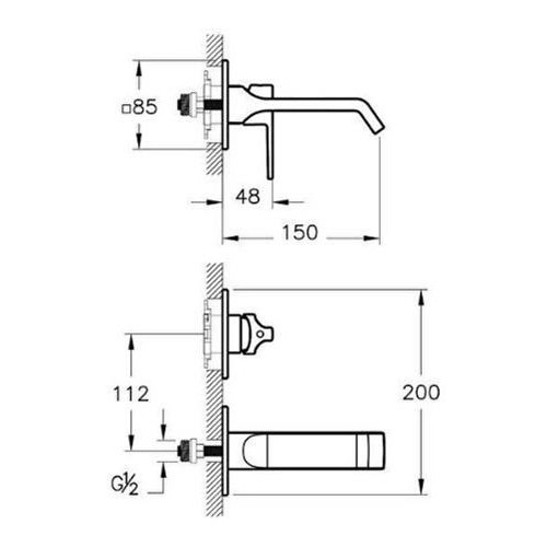 Vitra A4278229 Suit Sıva Üstü Grubu Ankastre Lavabo Bataryası Soft Bakır