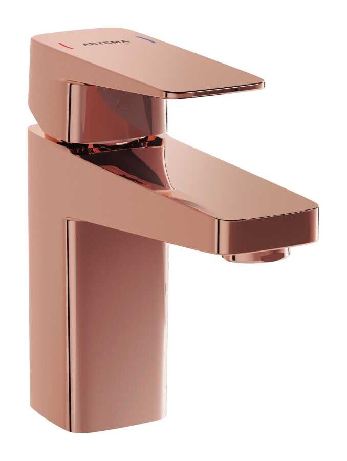 Artema Root Square Lavabo Bataryası A4273226 Bakır