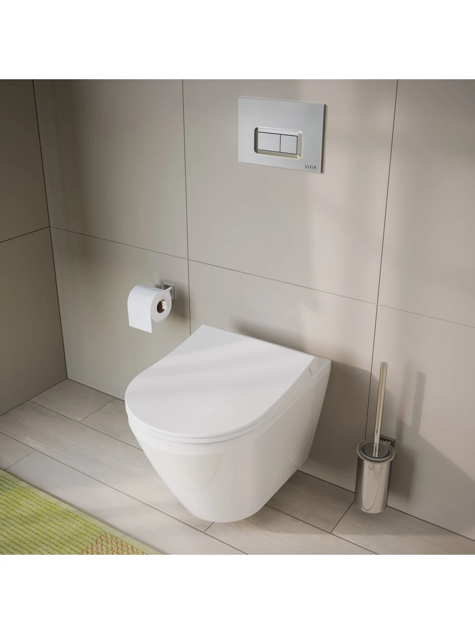 Vitra Loop R 740-0686 Kumanda Paneli. Parmak İzi Bırakmayan Krom