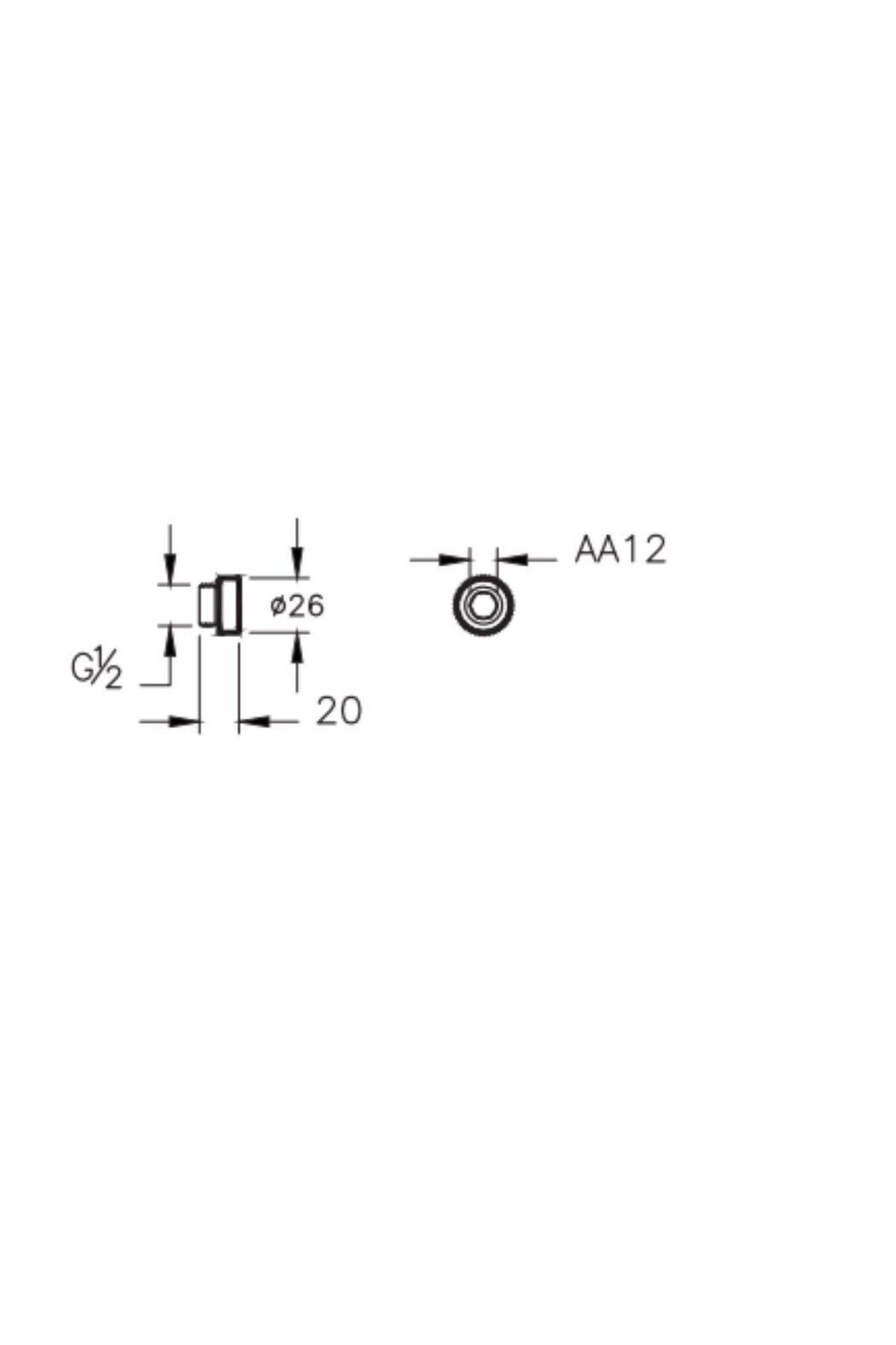 1 Cm Krom Uzatma A46001 (3'LÜ)