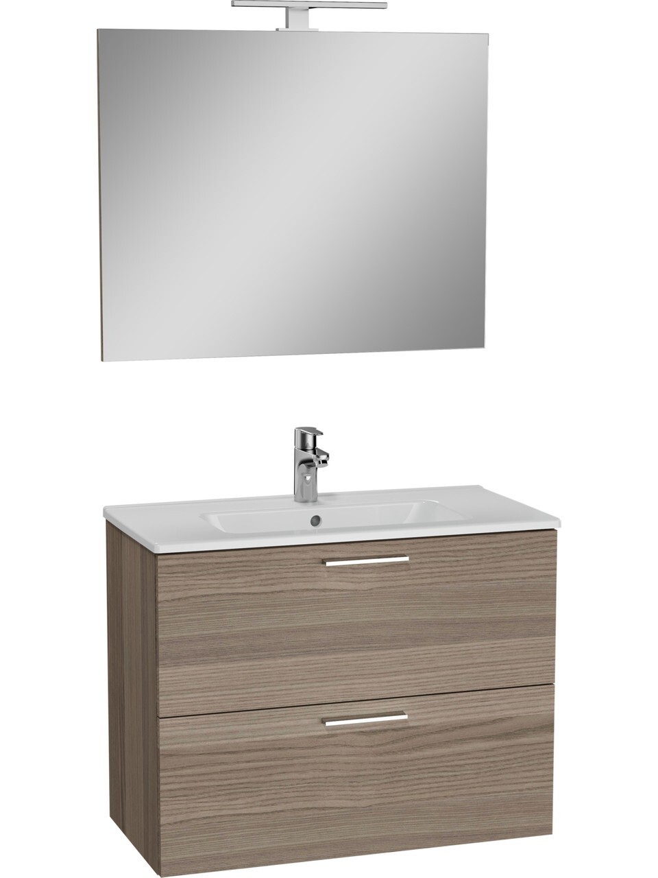 VitrA Mia 75101 Banyo Dolabı Seti, Çekmeceli, 80 cm, Cordoba