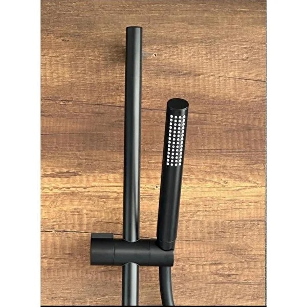 A45725 Artema Siyah Sürgülü Duş Takımı MATT BLACK