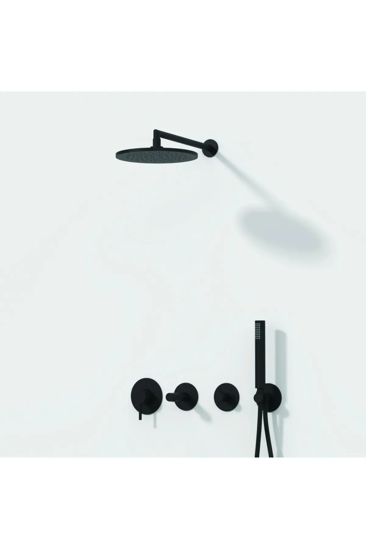 Vitra Origin A4554336 1f El Duşu Takımı Mat Siyah