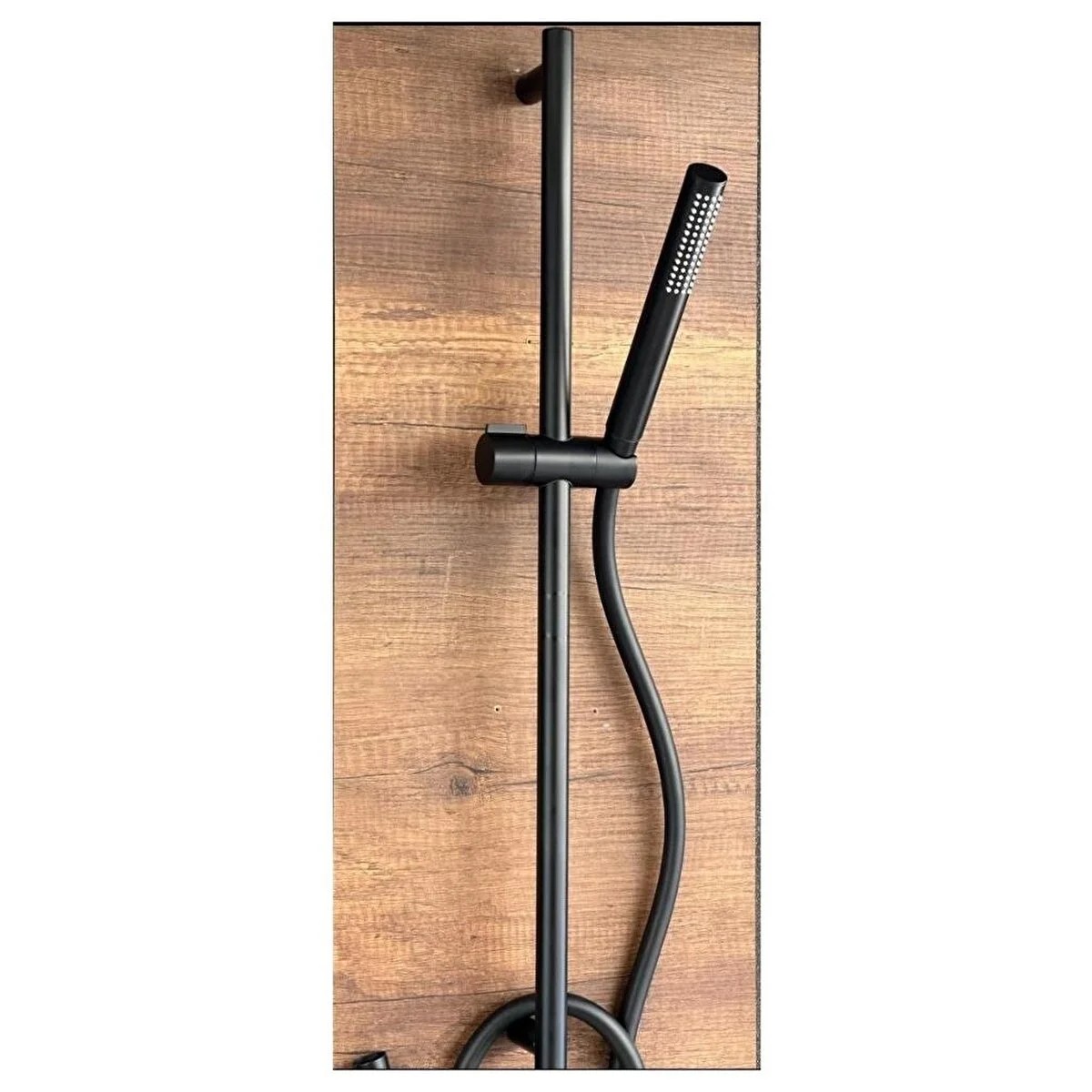 A45725 Artema Siyah Sürgülü Duş Takımı MATT BLACK