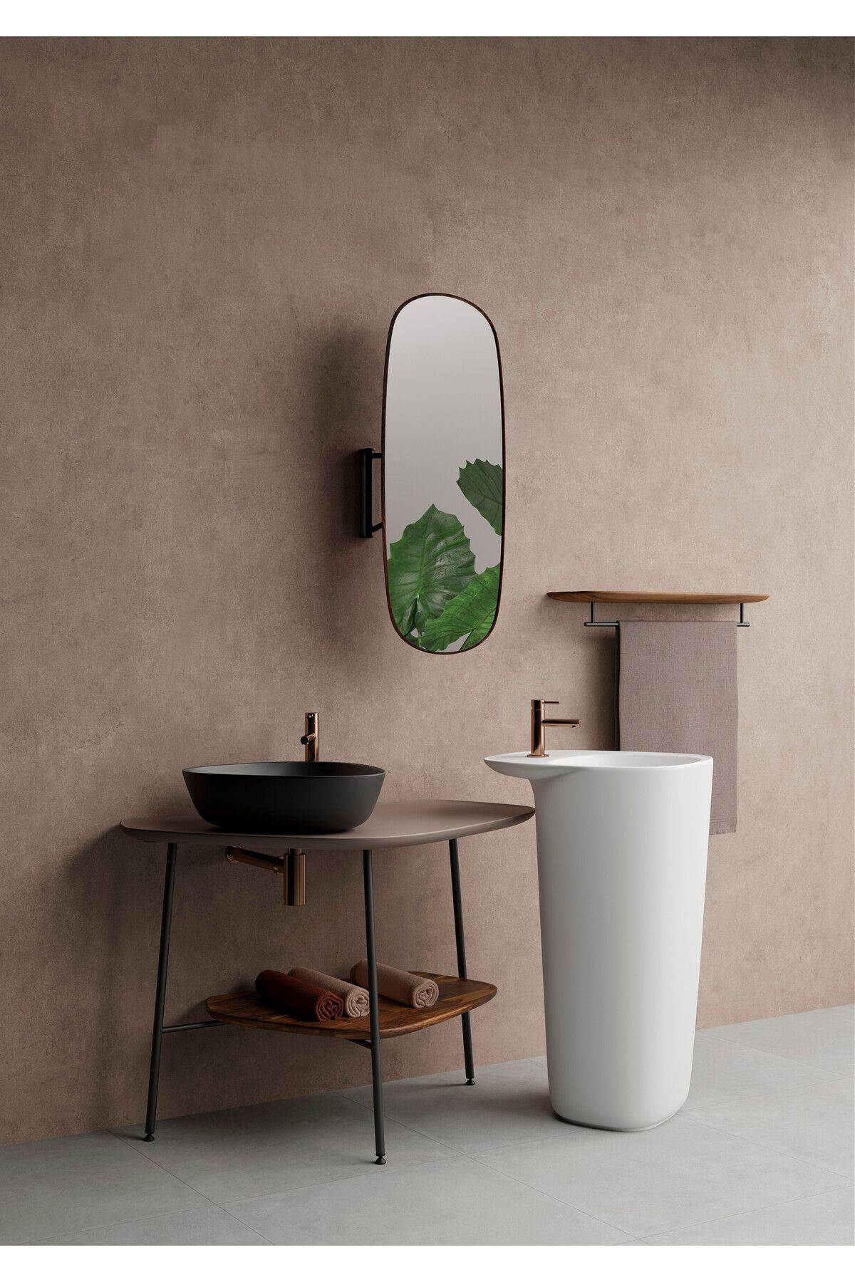 Vitra Origin Çanak Lavabo Bataryası Bakır A4255726