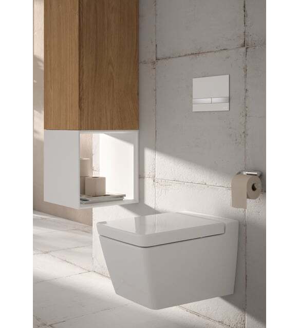 VitrA Select 740-1100 Kumanda Paneli, Beyaz - Krom