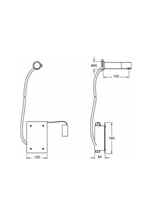 Artema A47021 Aquasee Ankastre Elektrikli Fotoselli Lavabo Bataryası