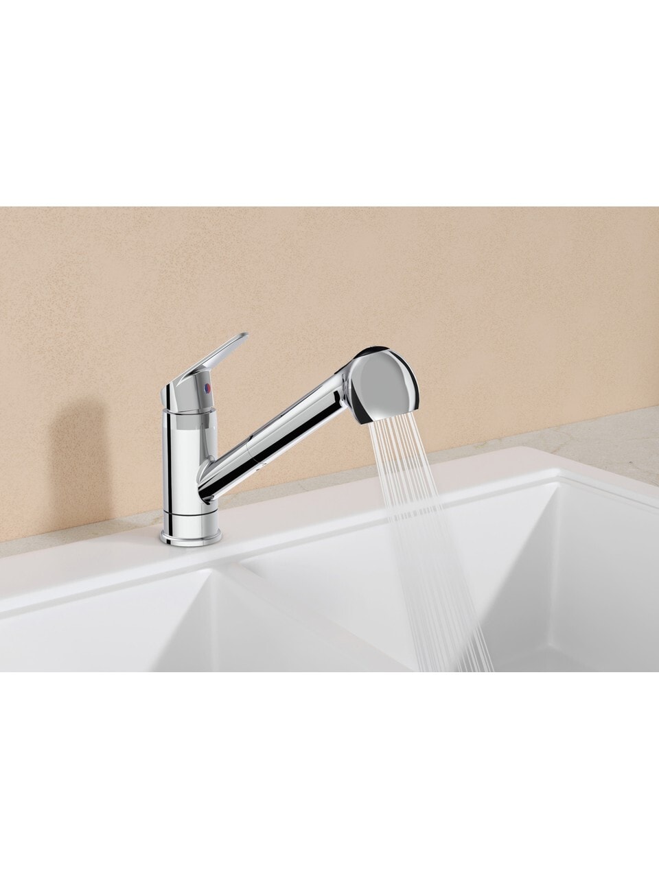 VitrA Punto A41192 Fonksiyonel Eviye Mutfak Bataryası ,Krom