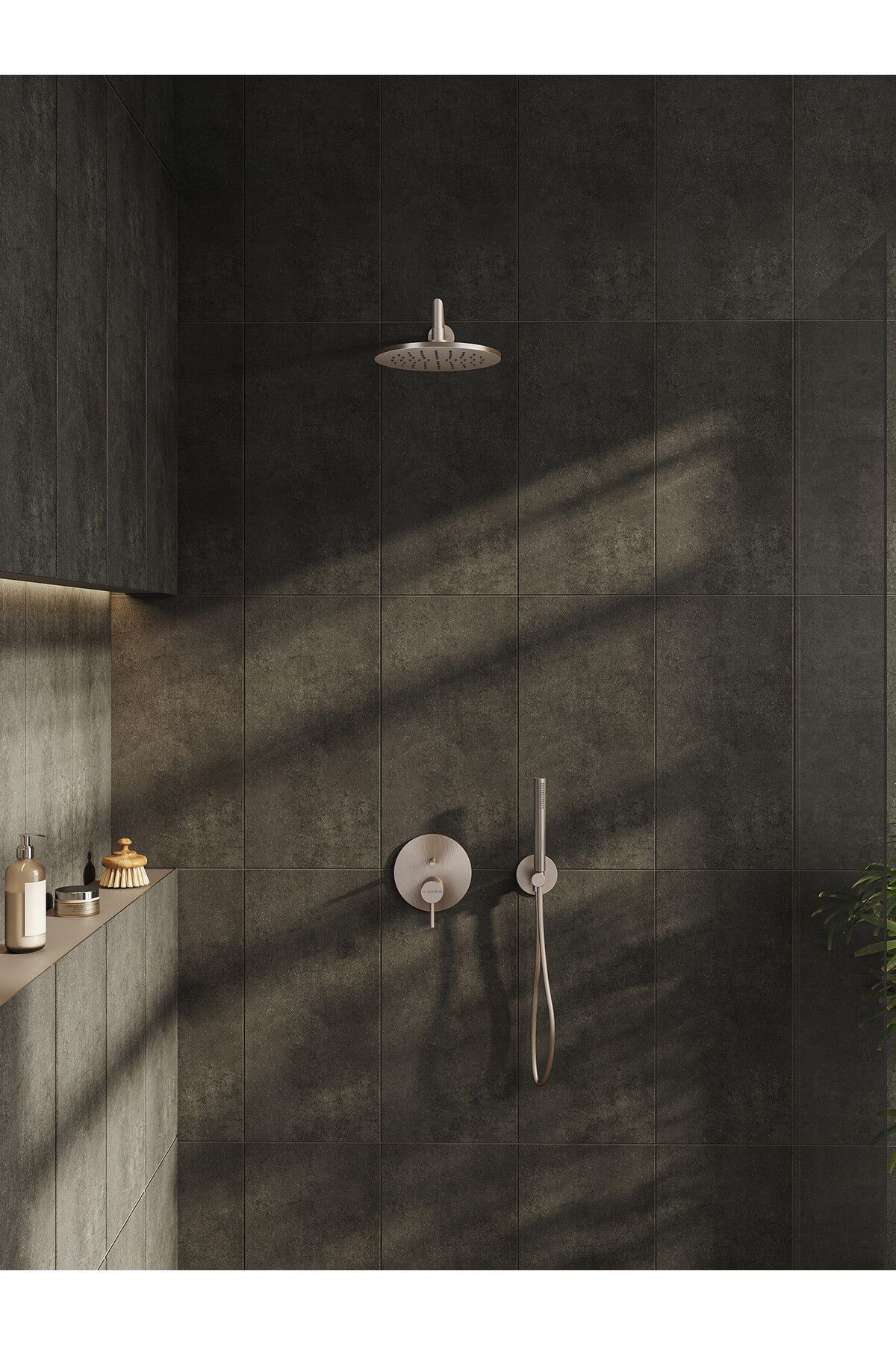 Vitra Origin Ankastre Banyo Bataryası Fırçalı Nikel A4262034