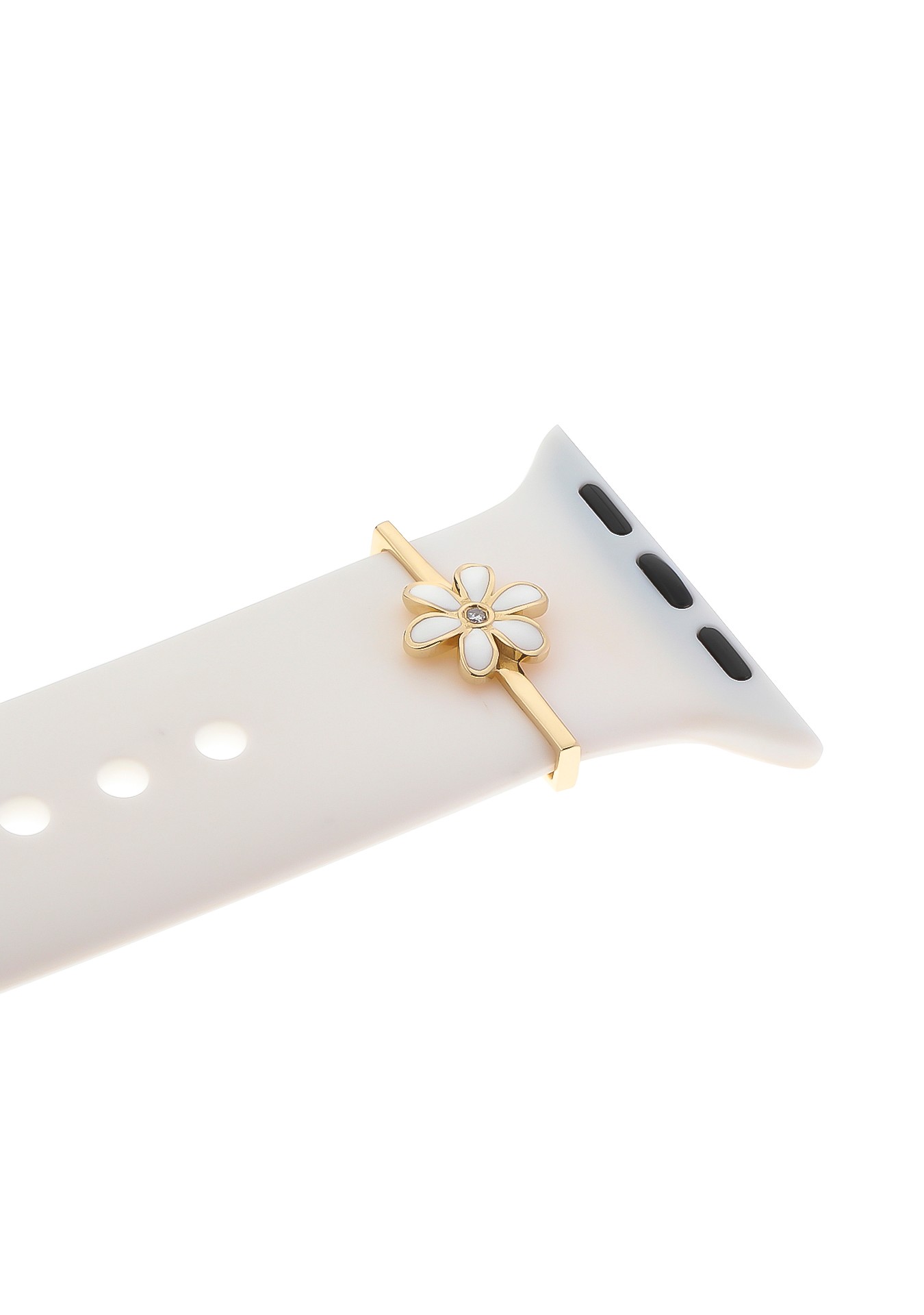 14K Flower Patterned Watch Accessory