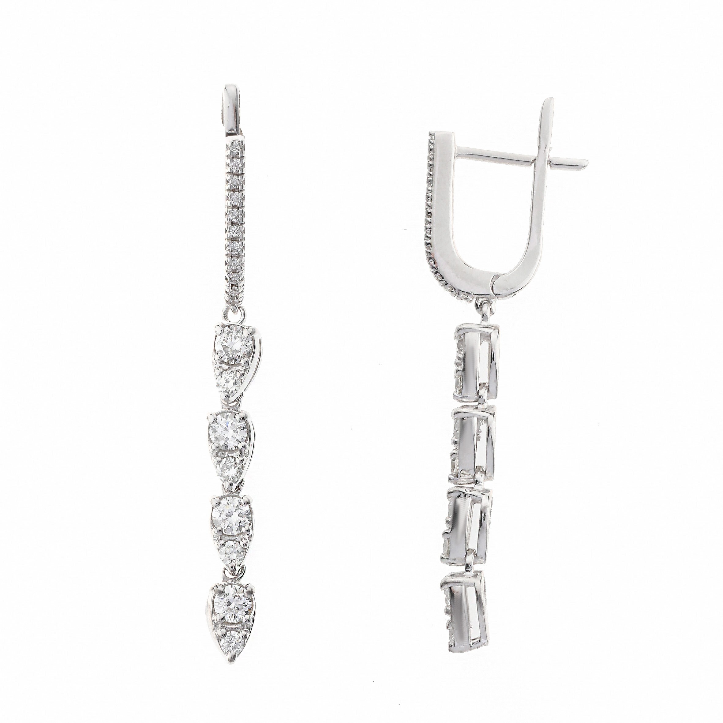 0,97 Carat Diamond Earring