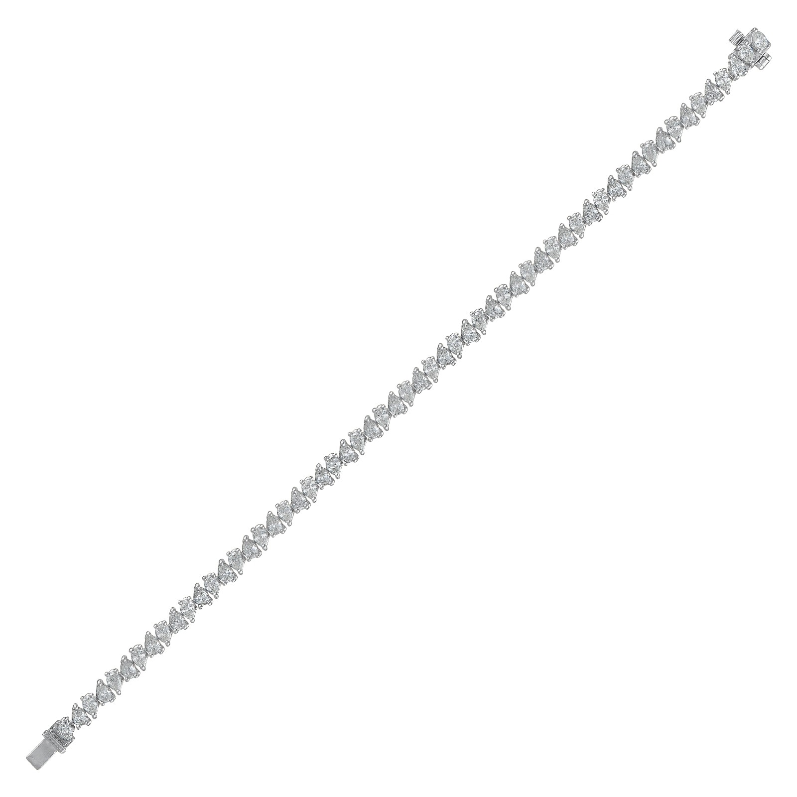 18K Diamond Waterline Bracelet