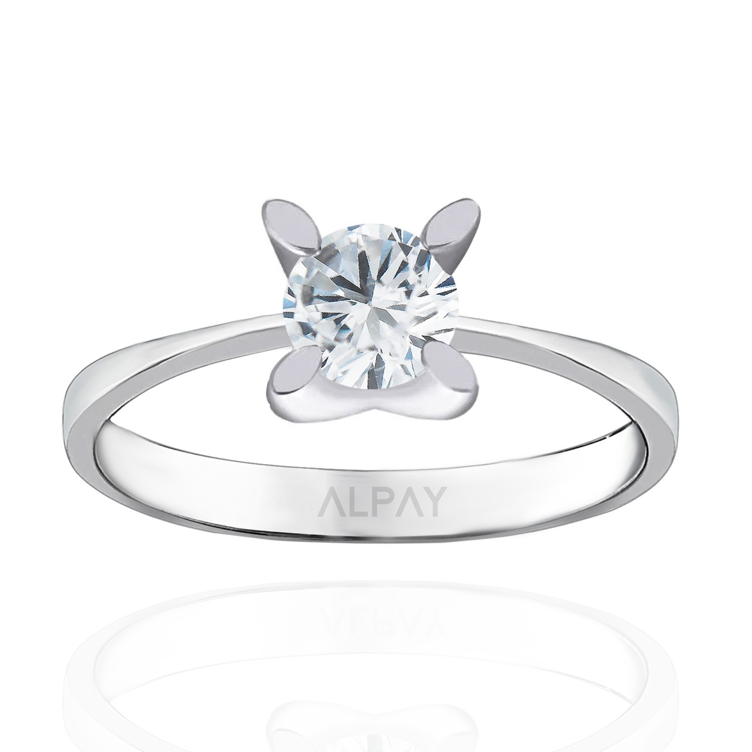 Alpay Jewellery 1 Karat Pırlanta Yüzük