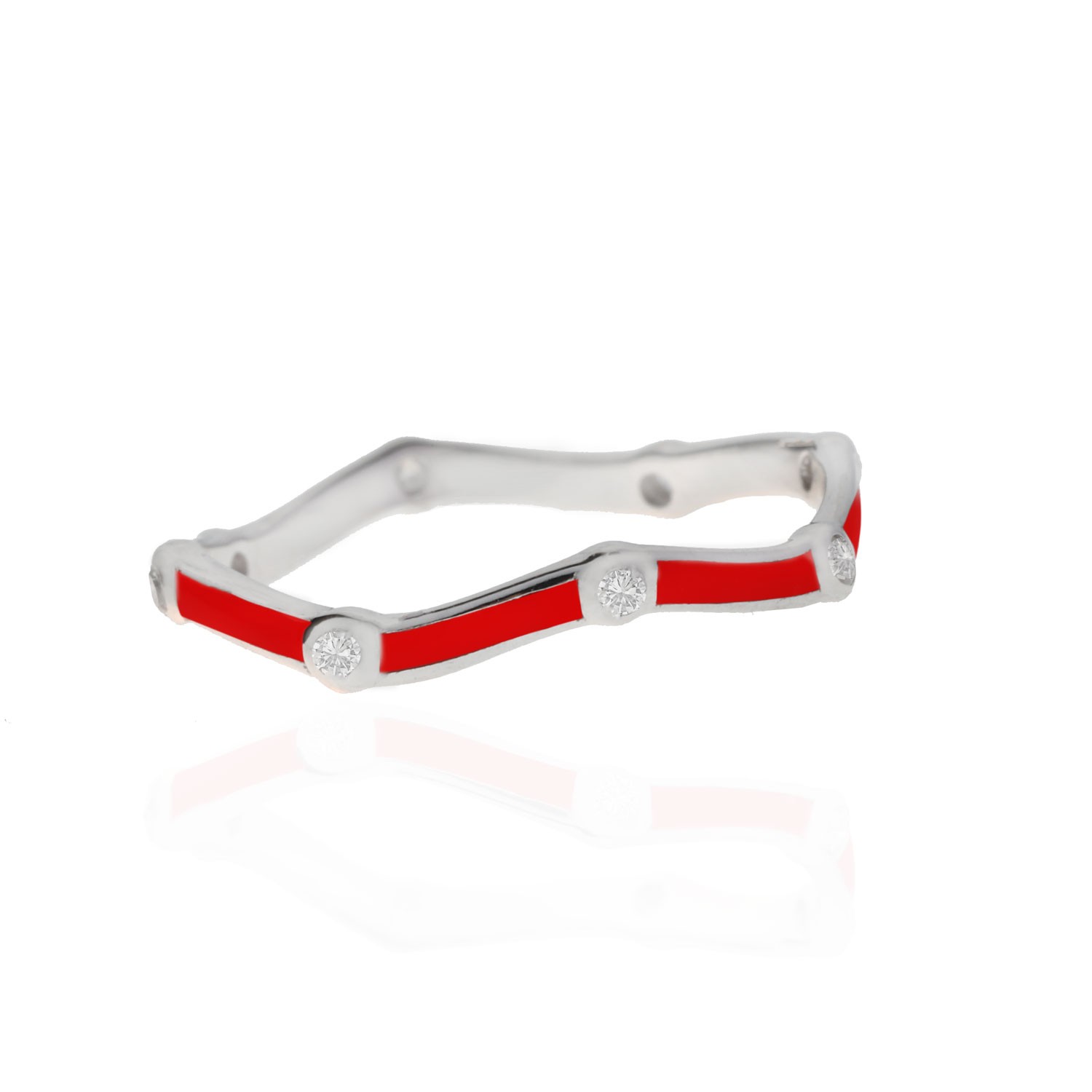 14K Enamel Ring
