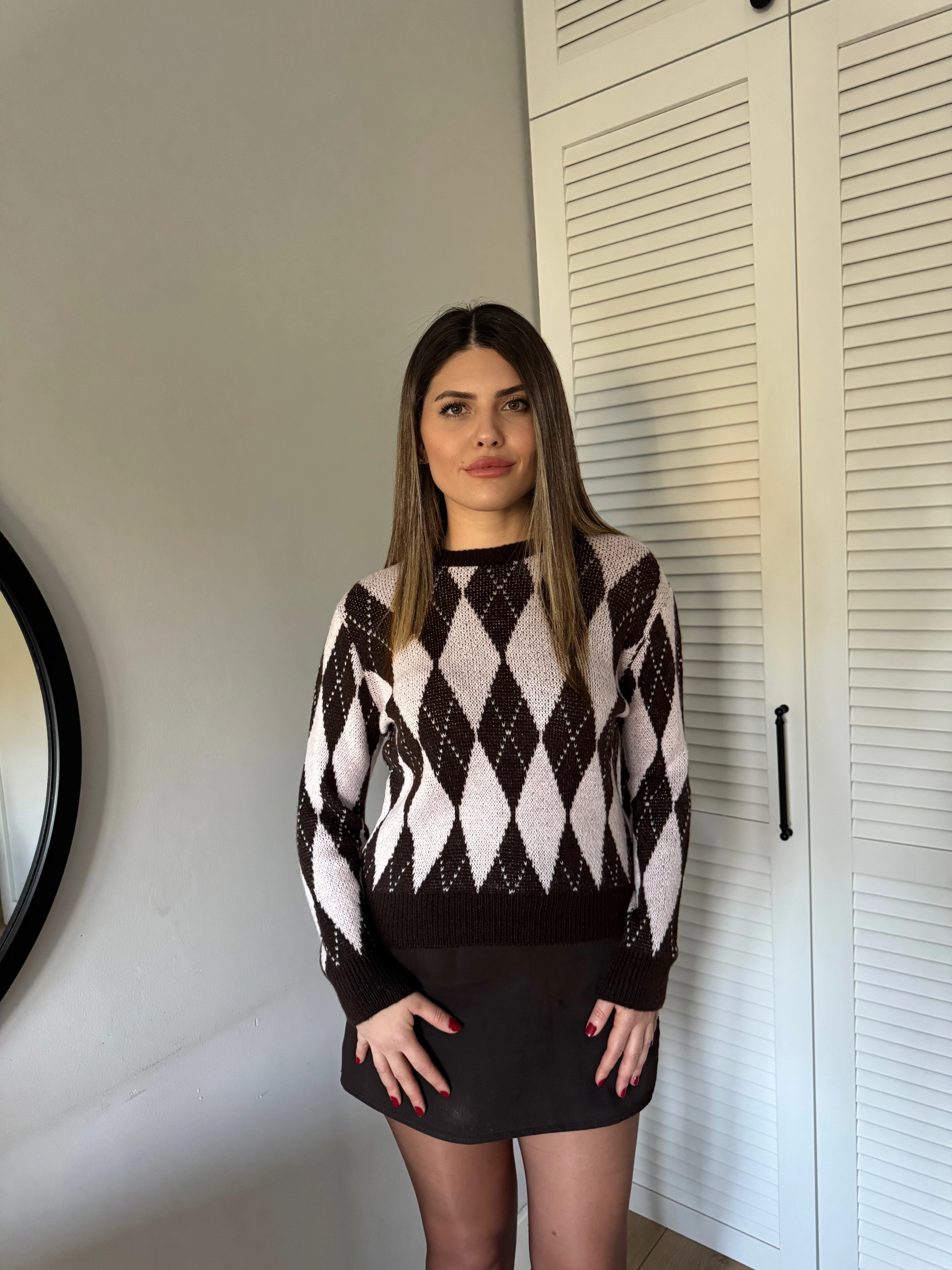 Baklava Desenli Kazak