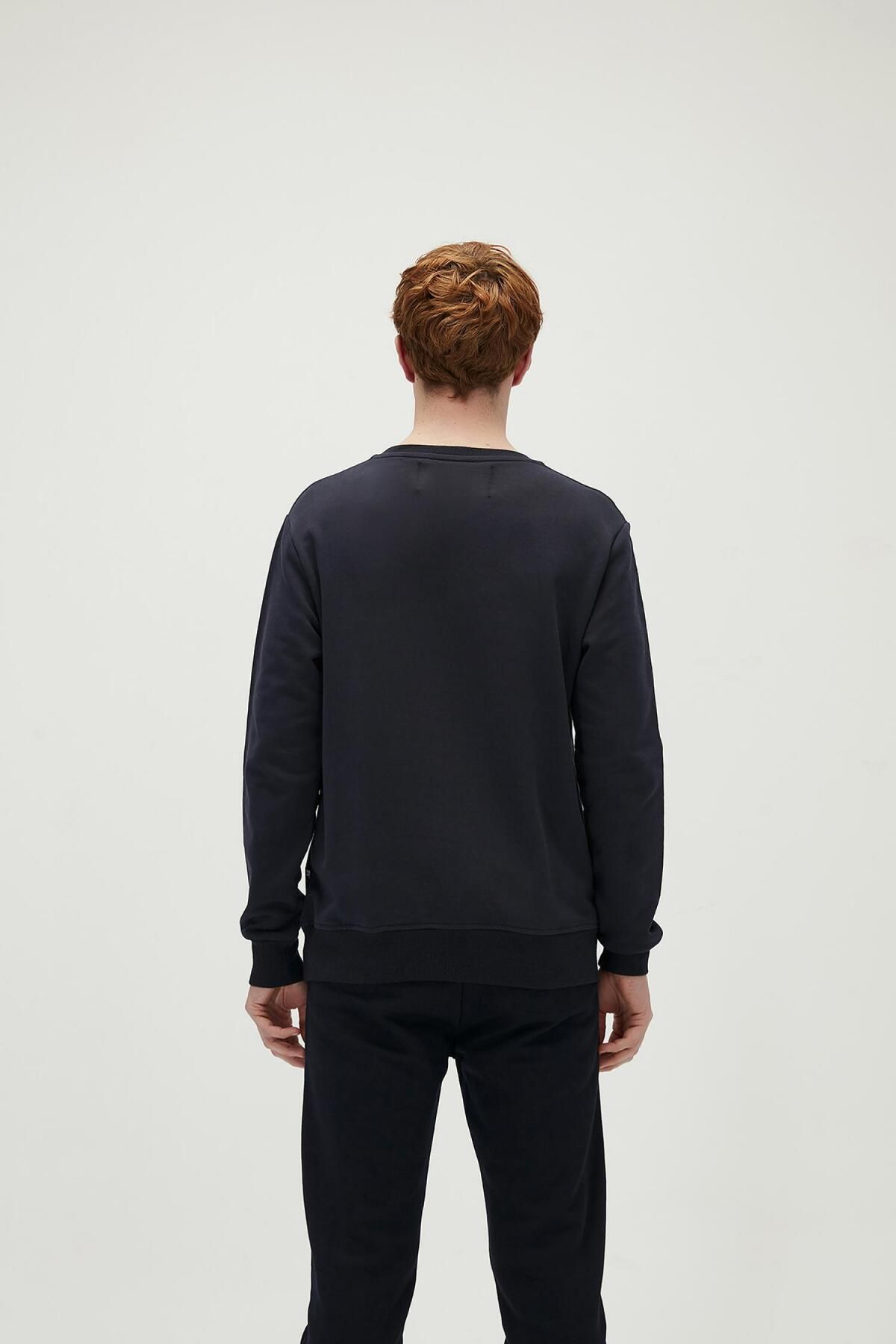 Bad Bear Presage Crewneck Lacivert Erkek Sweatshirt 20.02.12.012-c07