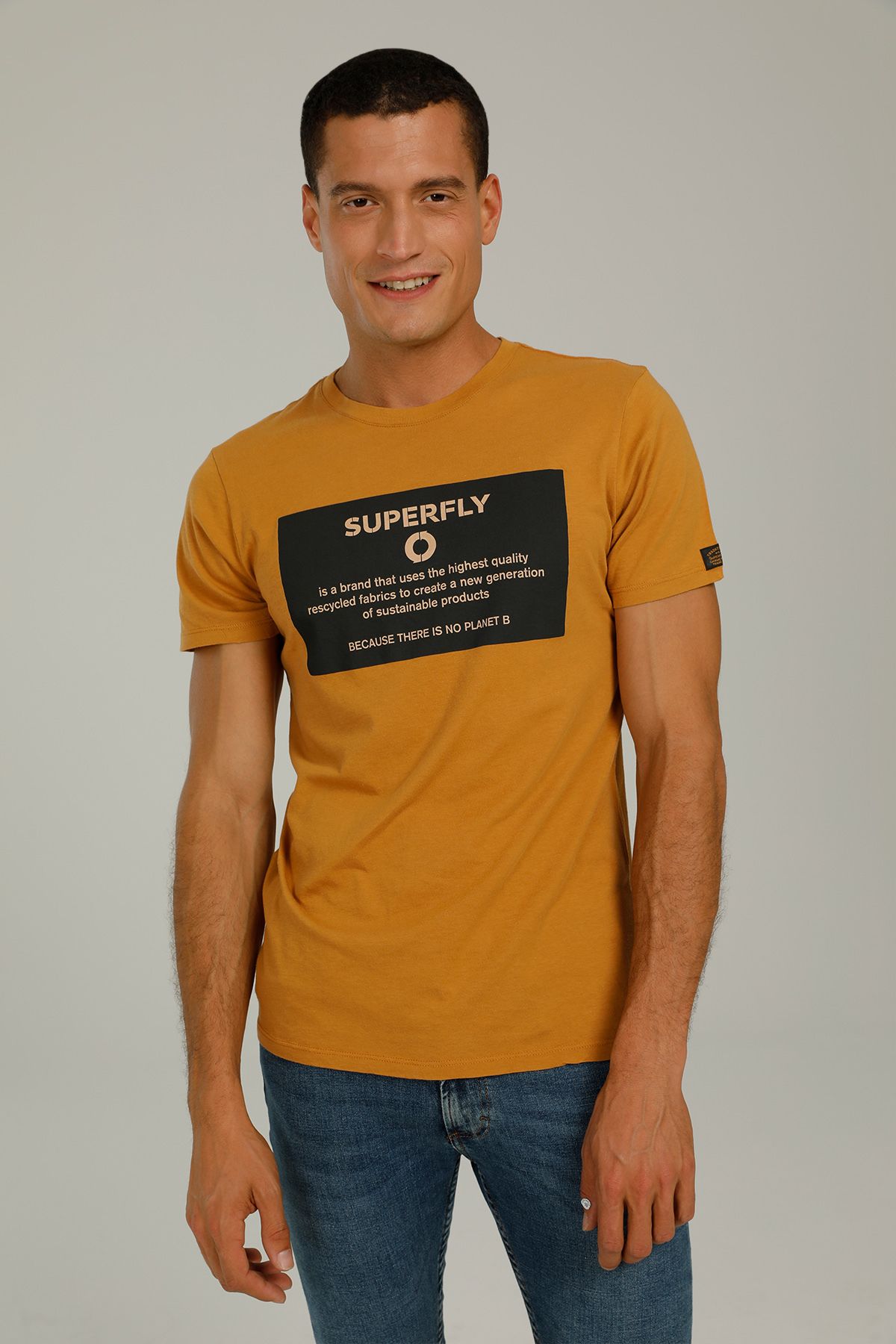 Superfly 22575-MEN Tshirt Cinnamon Erkek Kisa Kol T-Shirt