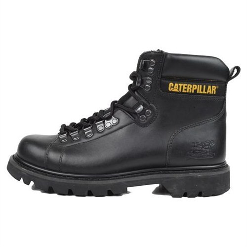 Caterpillar Alaska Erkek Siyah Deri Bot
