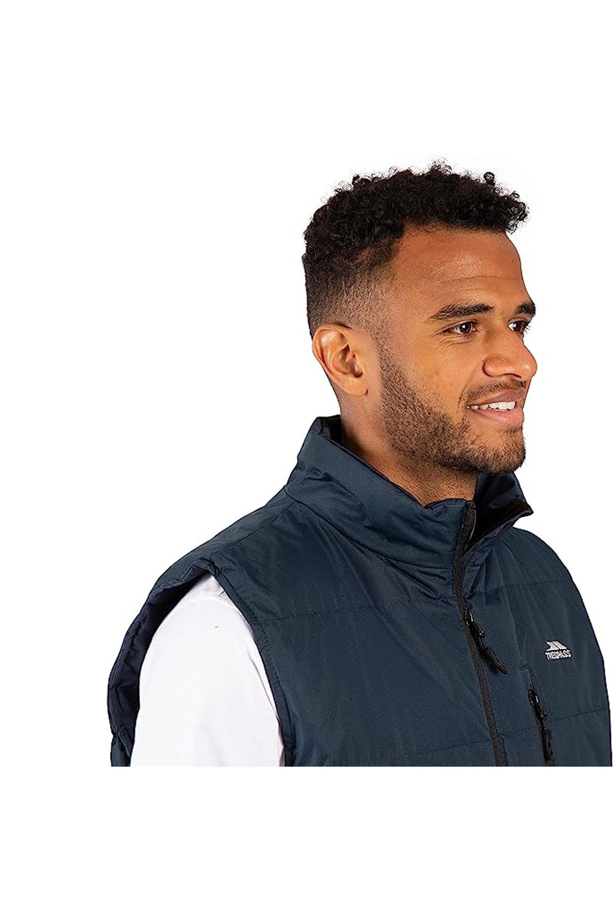 Trespass Clasp - Padded Gilet Erkek Mavi Yelek Erkek Yelek Majkgık10003