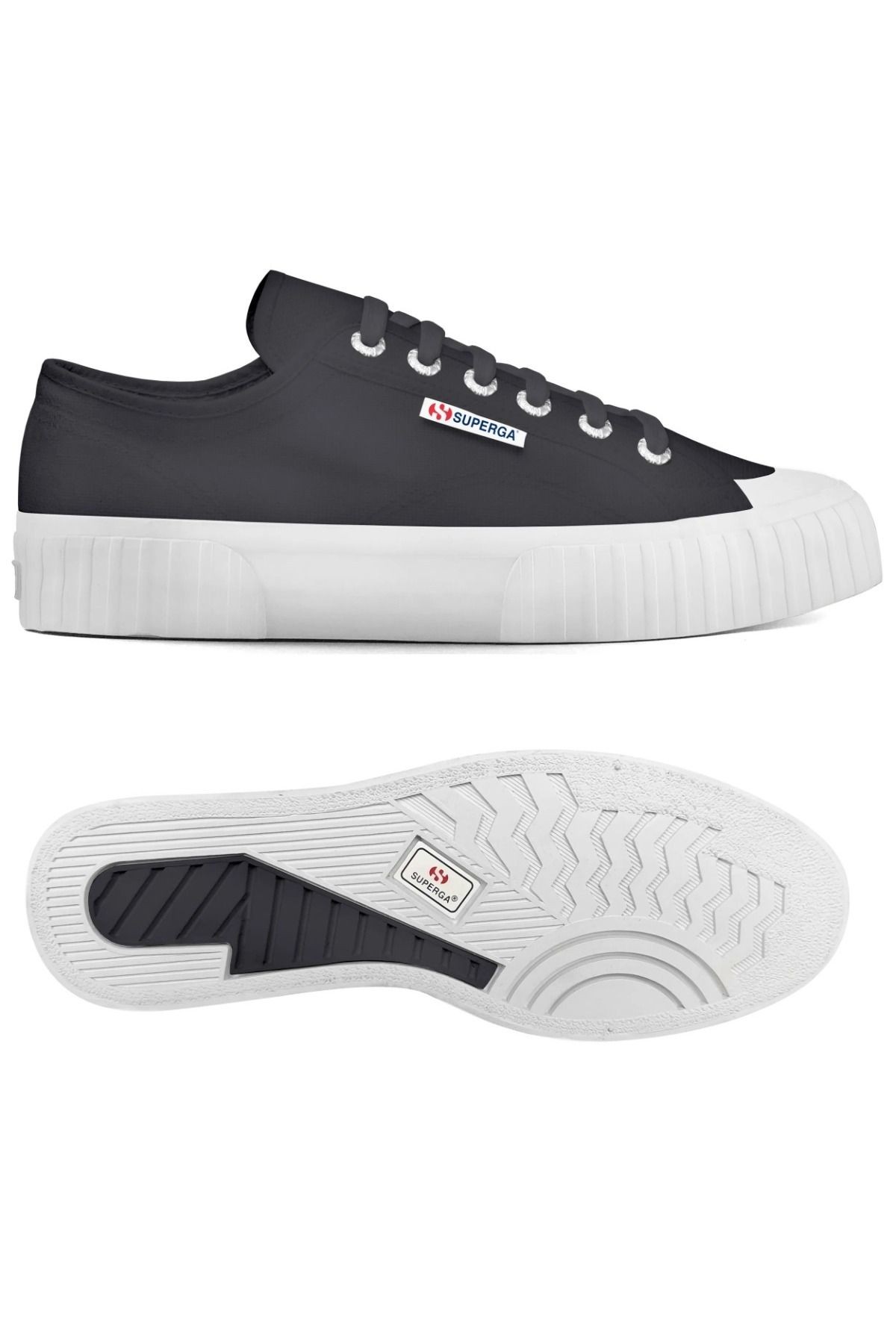 Superga 2630 Stripe Unisex Siyah Sneaker