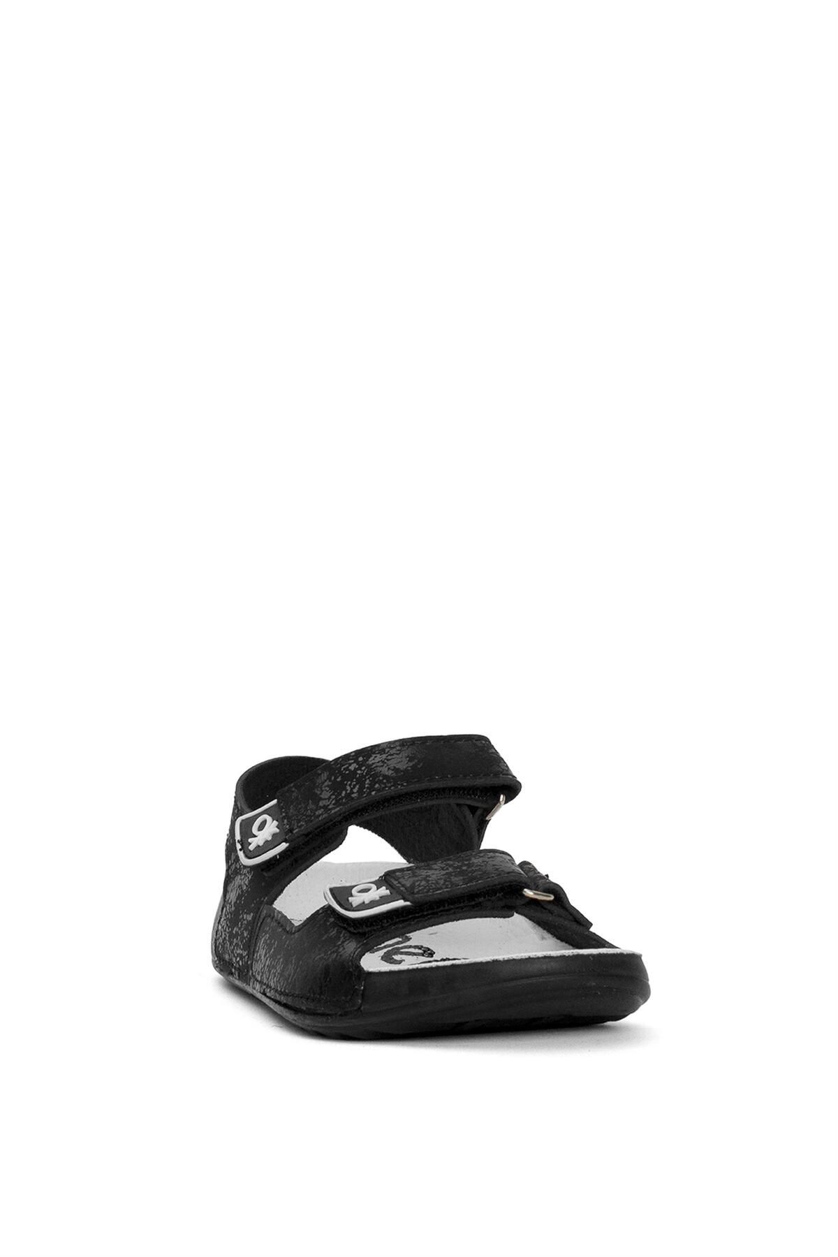 Benetton BN-1237 Patik Erkek Çocuk Sandalet Siyah