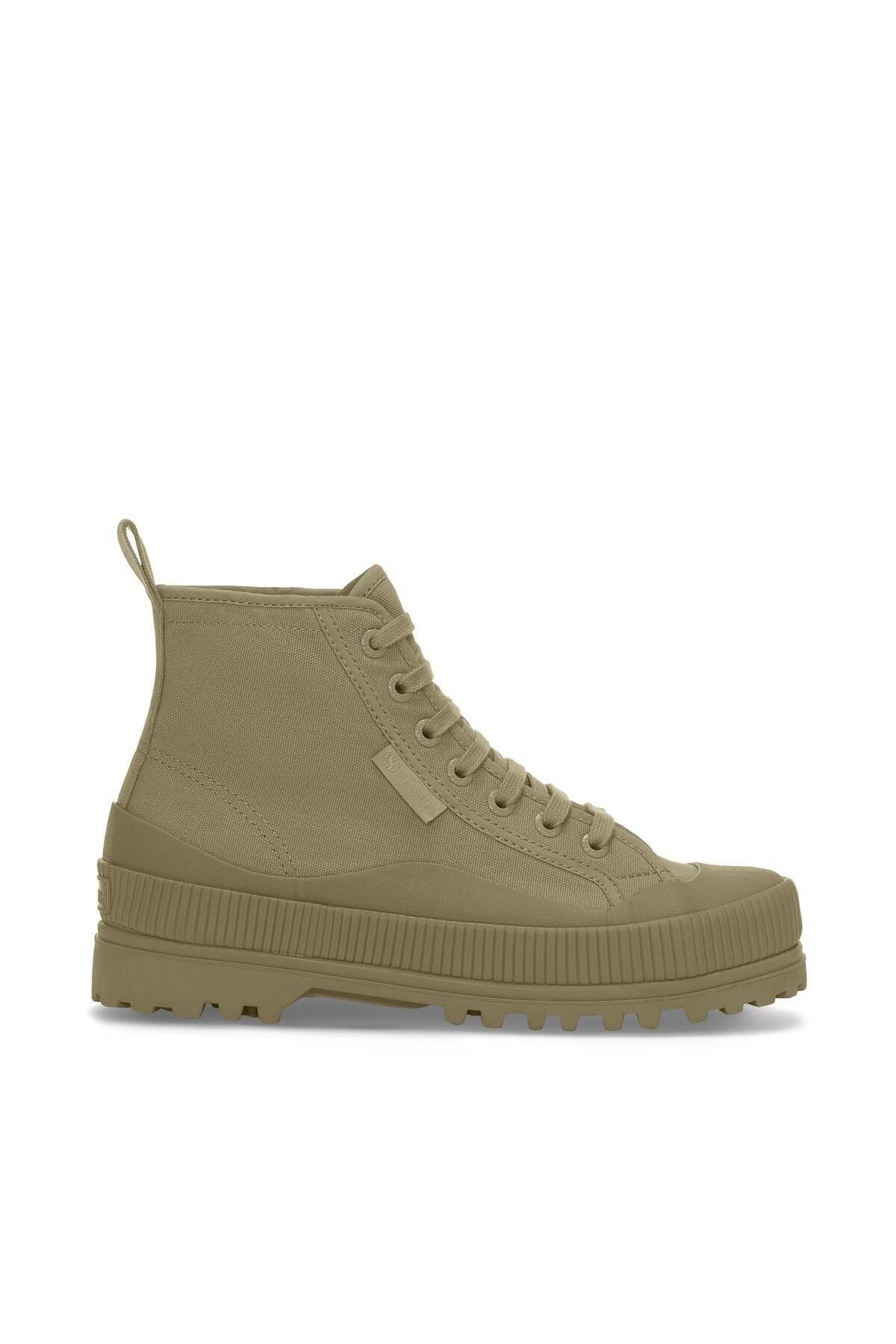 Superga 2469 Alpina Wave Tape Canvas Wr Haki Bot S11389W-AC6-SP