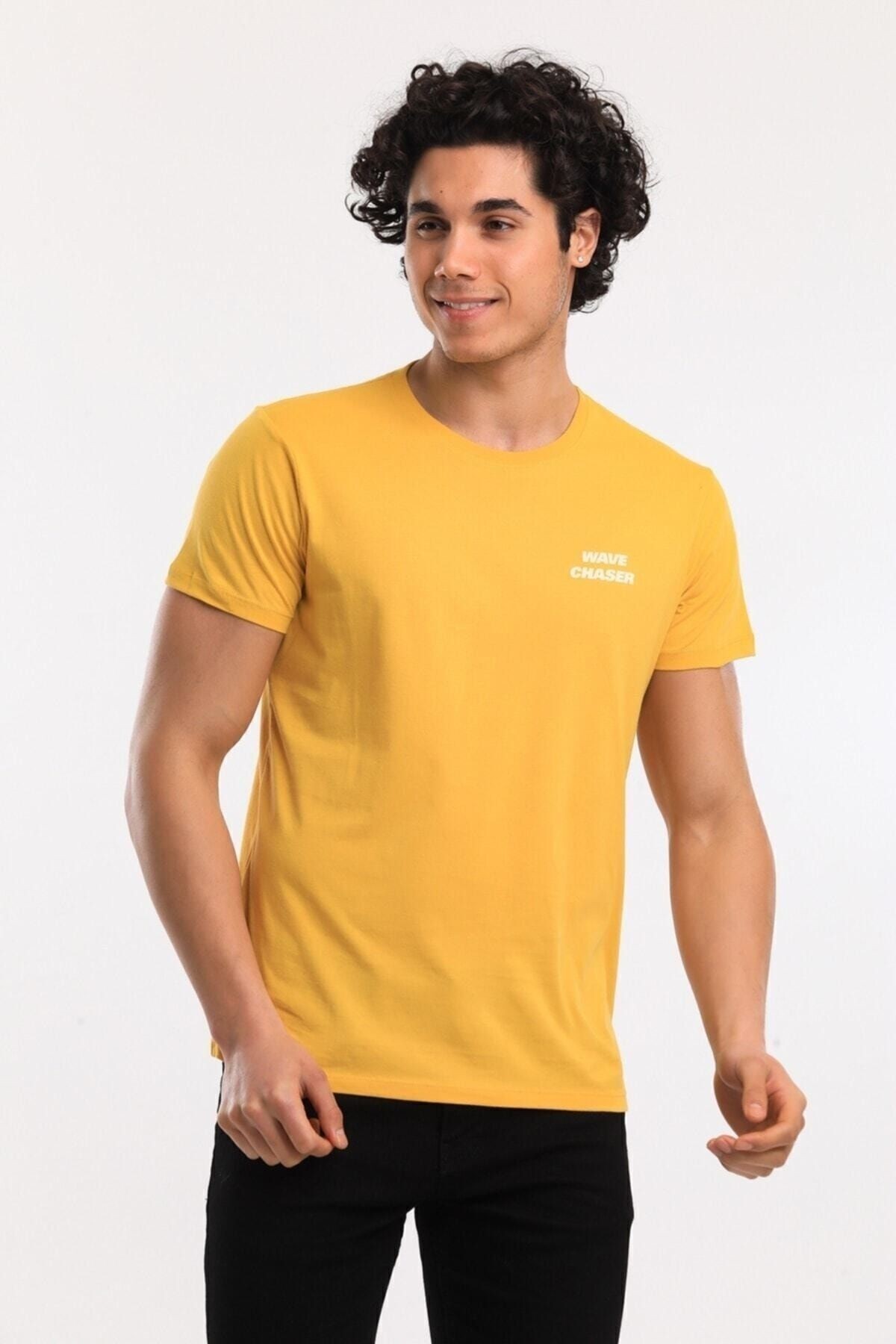 Superfly Tshirt Erkek Sarı Tshirt 21619-22