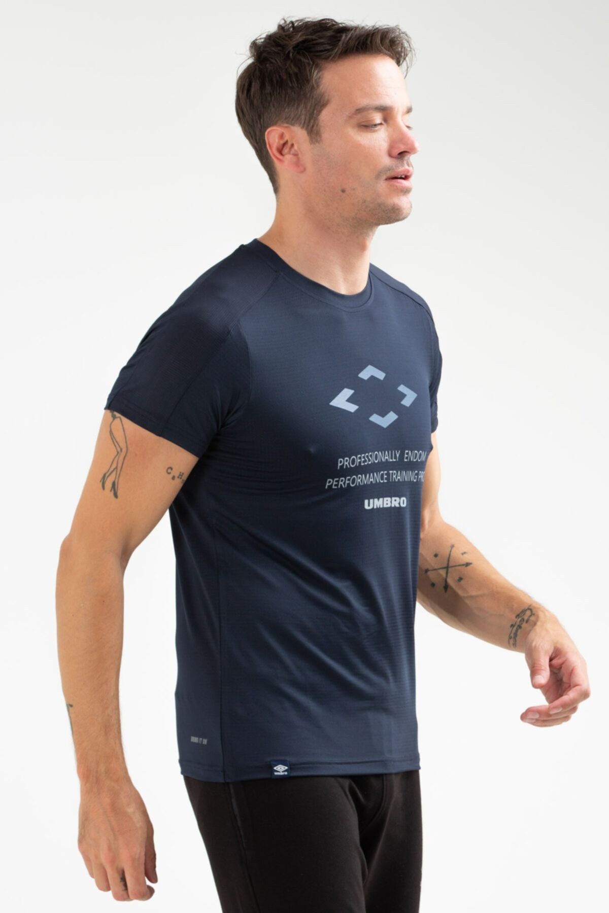 Umbro Tf-0117 Cary Erkek T-shirt Lacivert