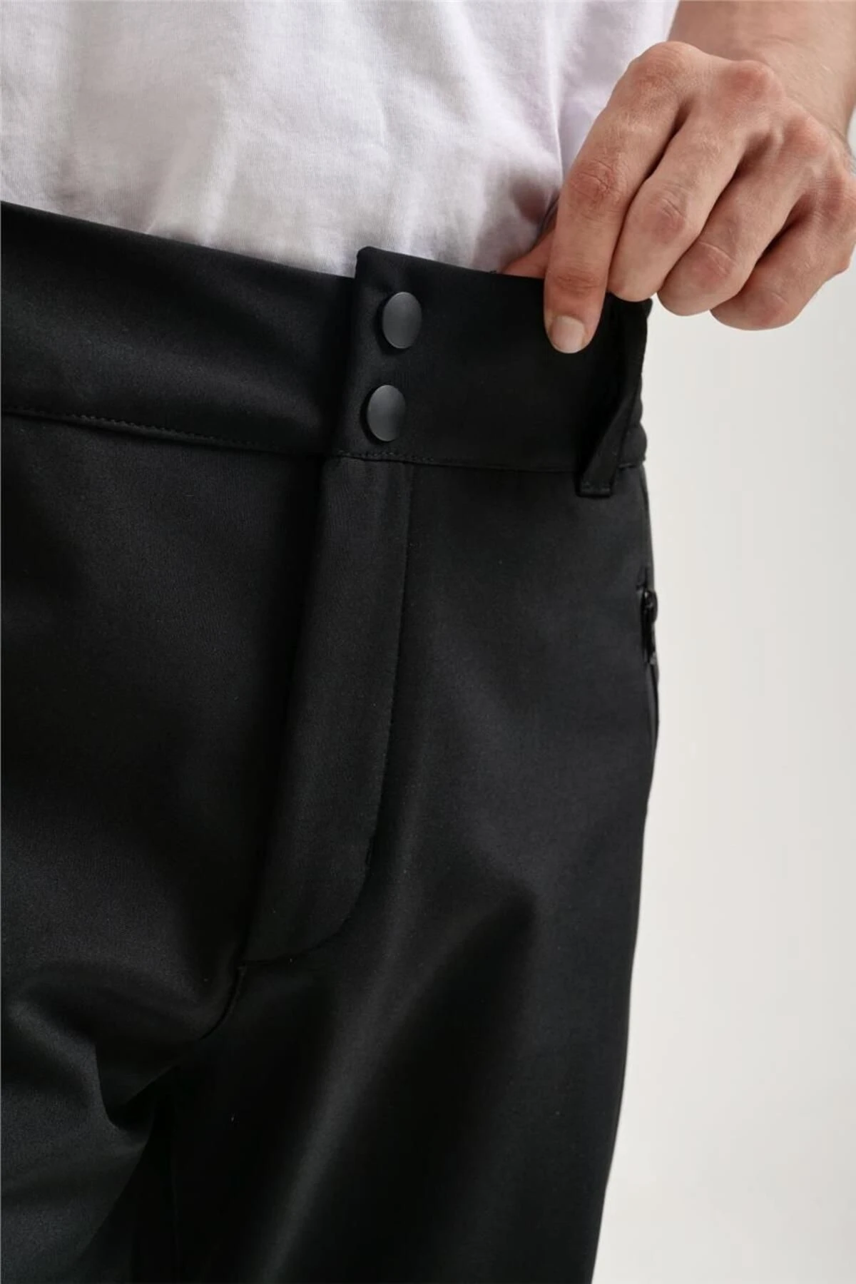 Exuma Erkek Siyah Softshell Kayak Pantolon 2313005