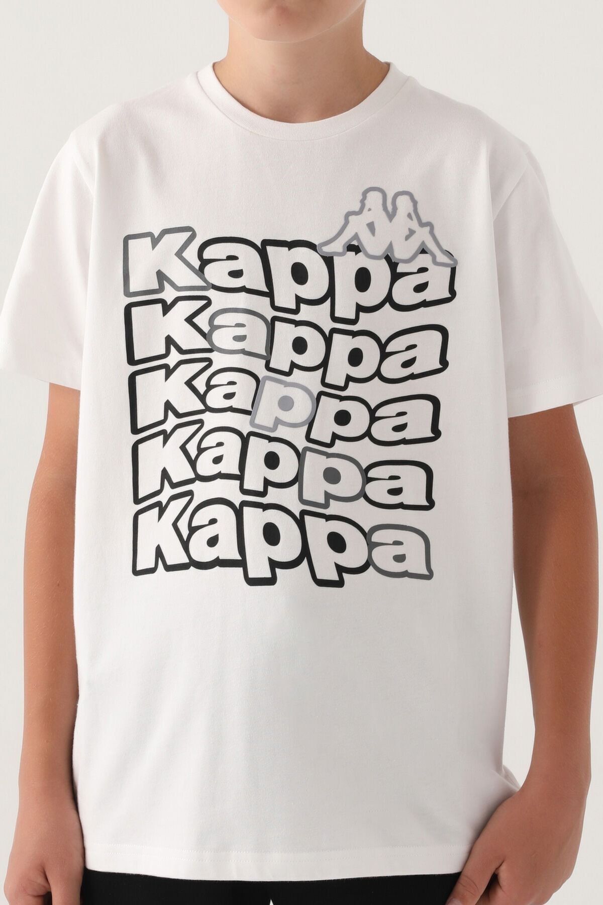 Kappa Krem Baskılı Erkek Çocuk T-Shirt