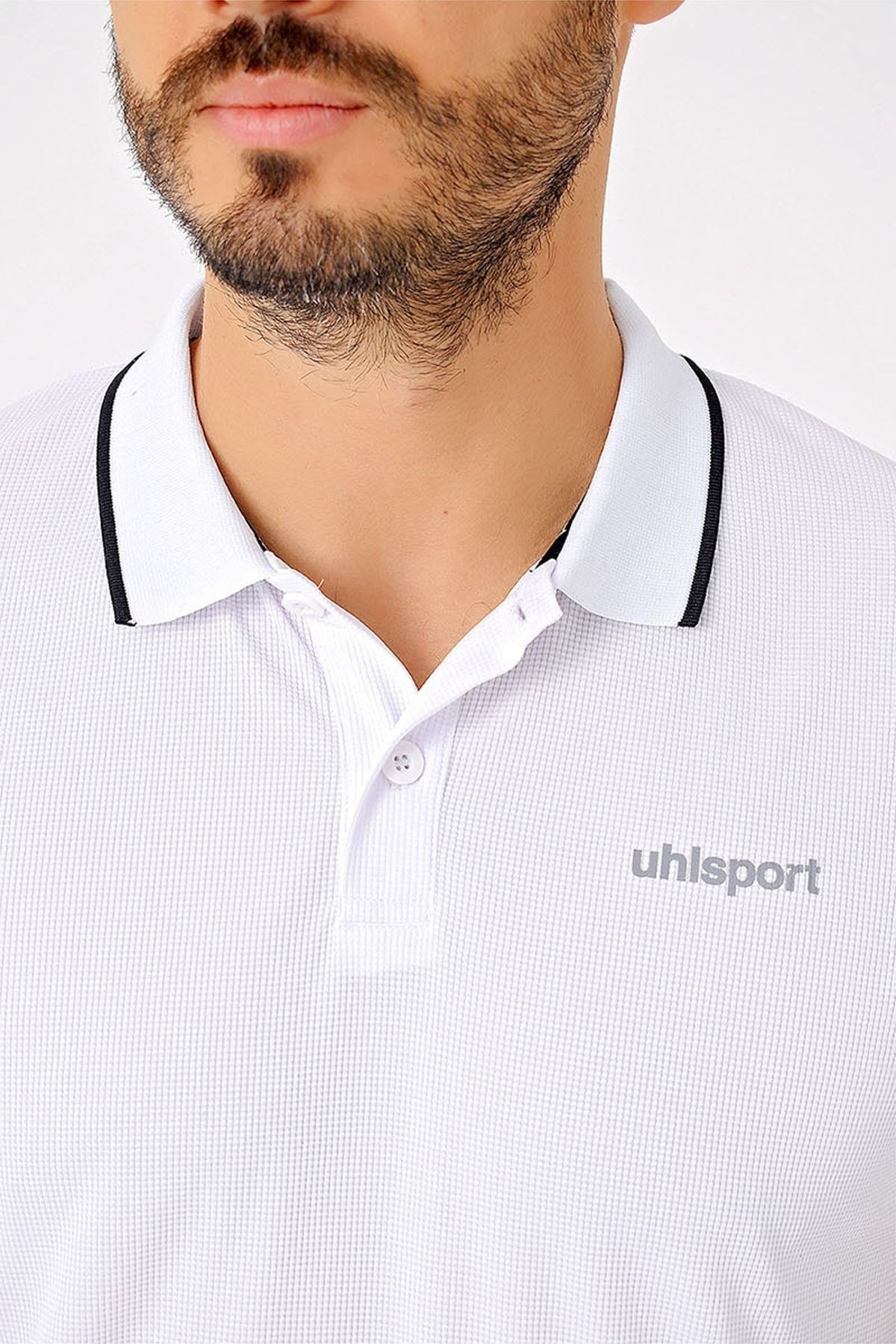 Uhlsport Marx Polo Yaka Beyaz Polyester Erkek Tişört 3211118