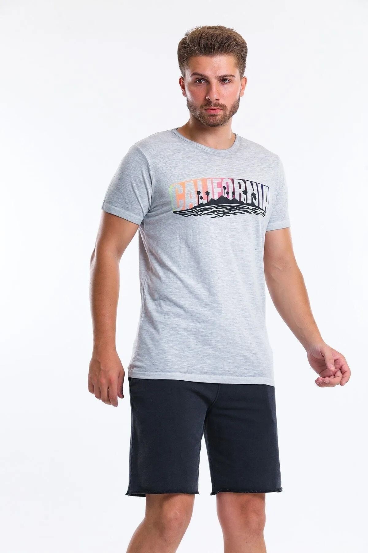 Superfly Tshirt Erkek Gri Tshirt 21607-05