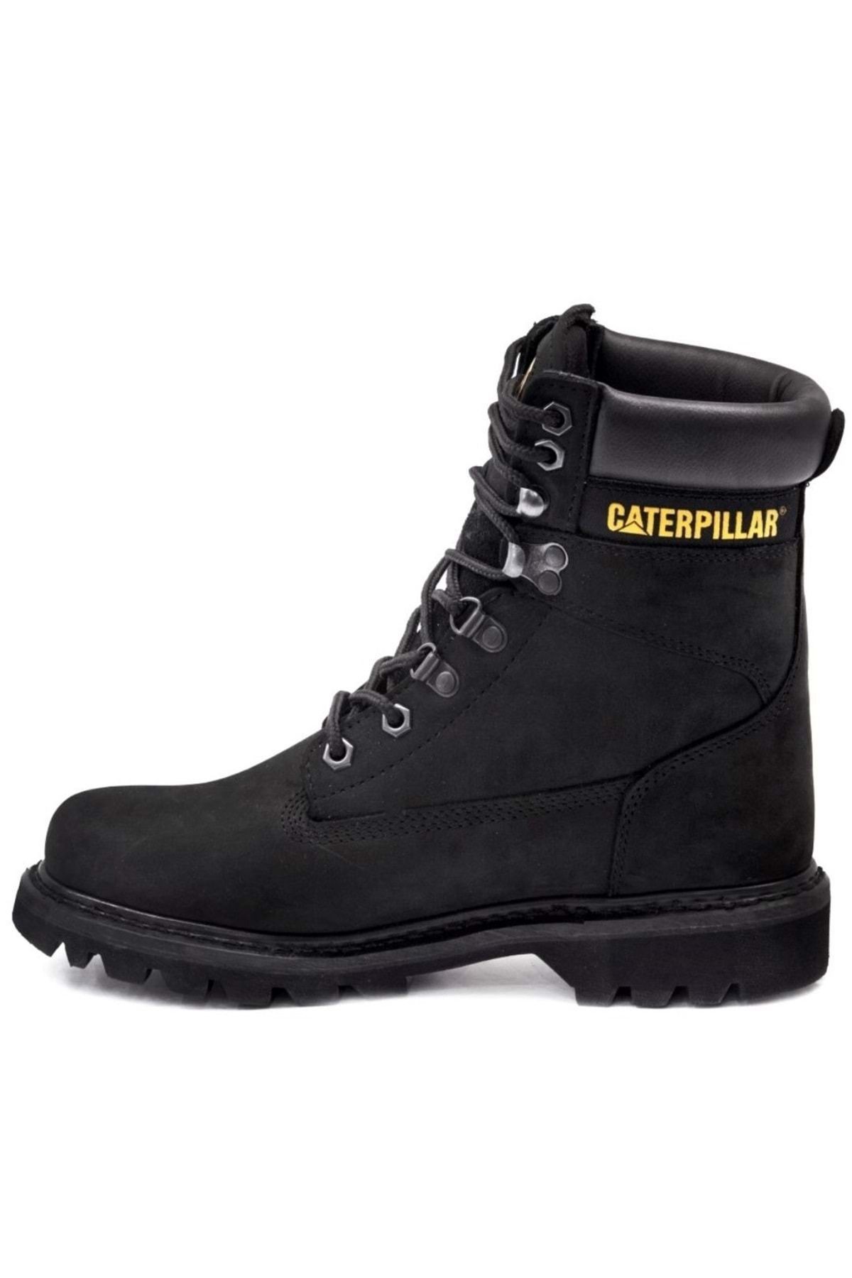 Cat 015g100104 Montana Deri Erpıllar Kadın Bot Siyah
