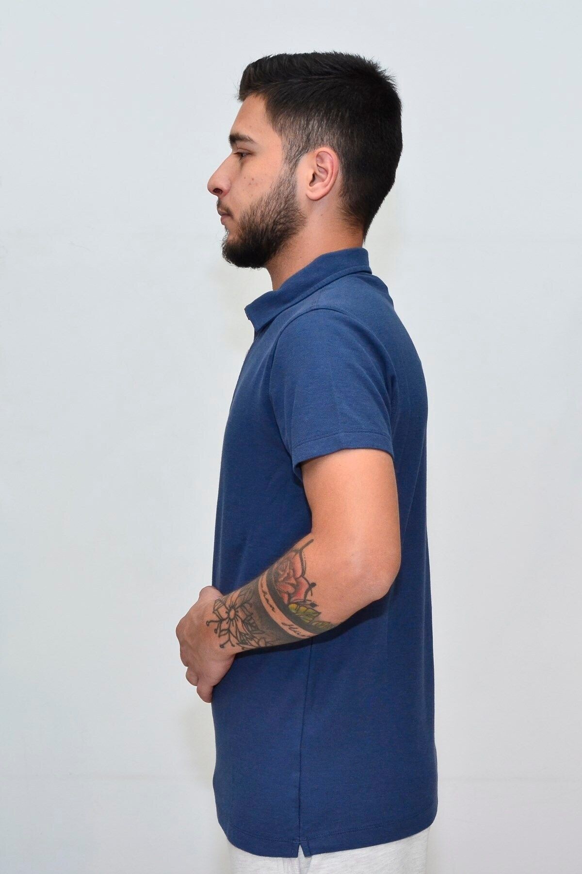 Superfly Düz Basic Polo Yaka Erkek Tişört 20817