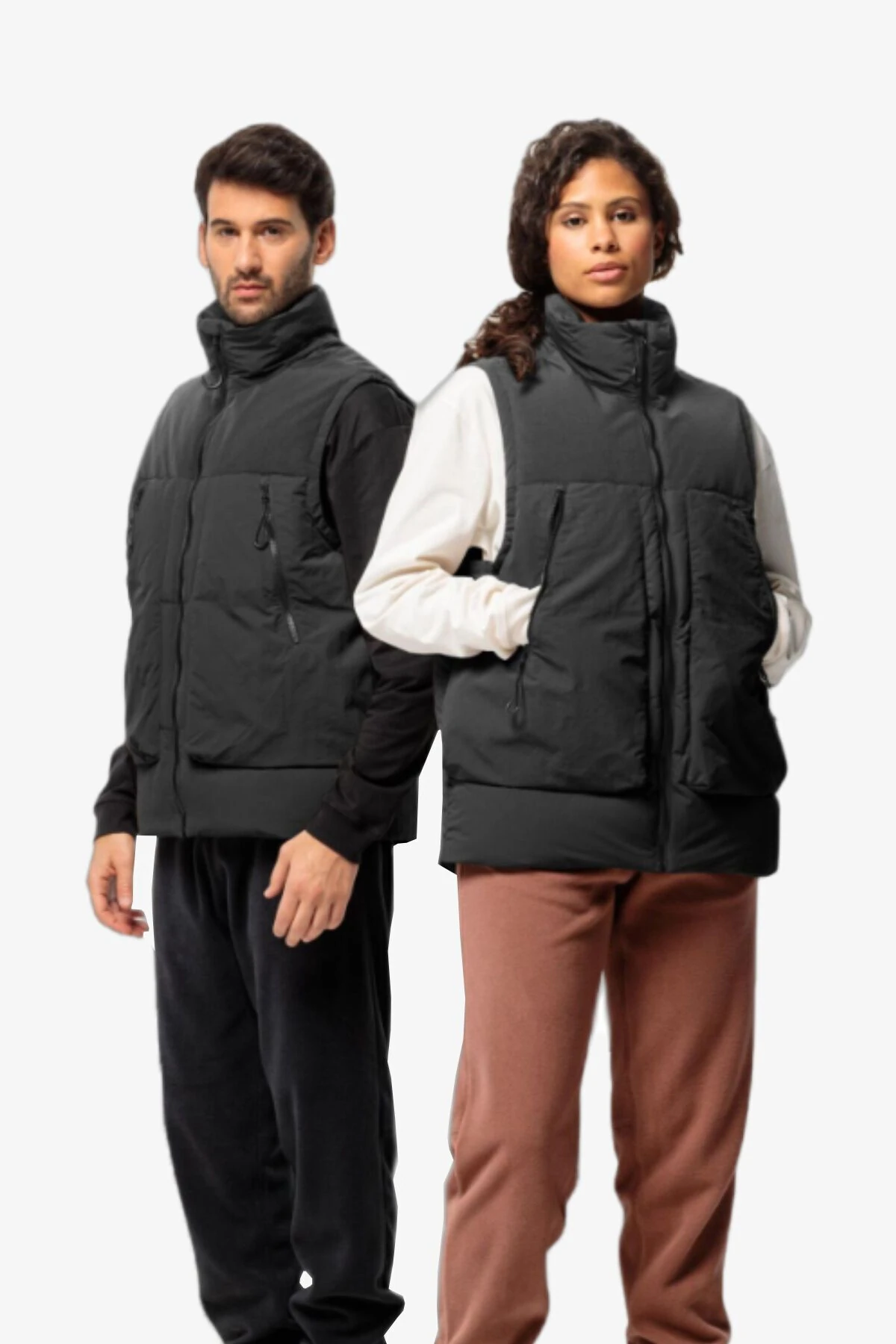Jack Wolfskin Dellbrueck Unisex Gri Yelek 