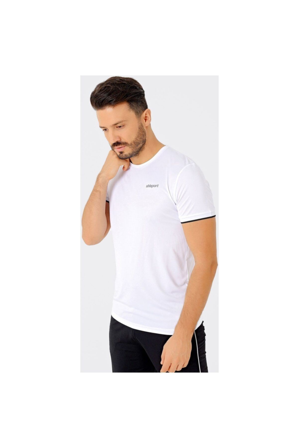 Uhlsport Erkek Beyaz T-Shirt Marx