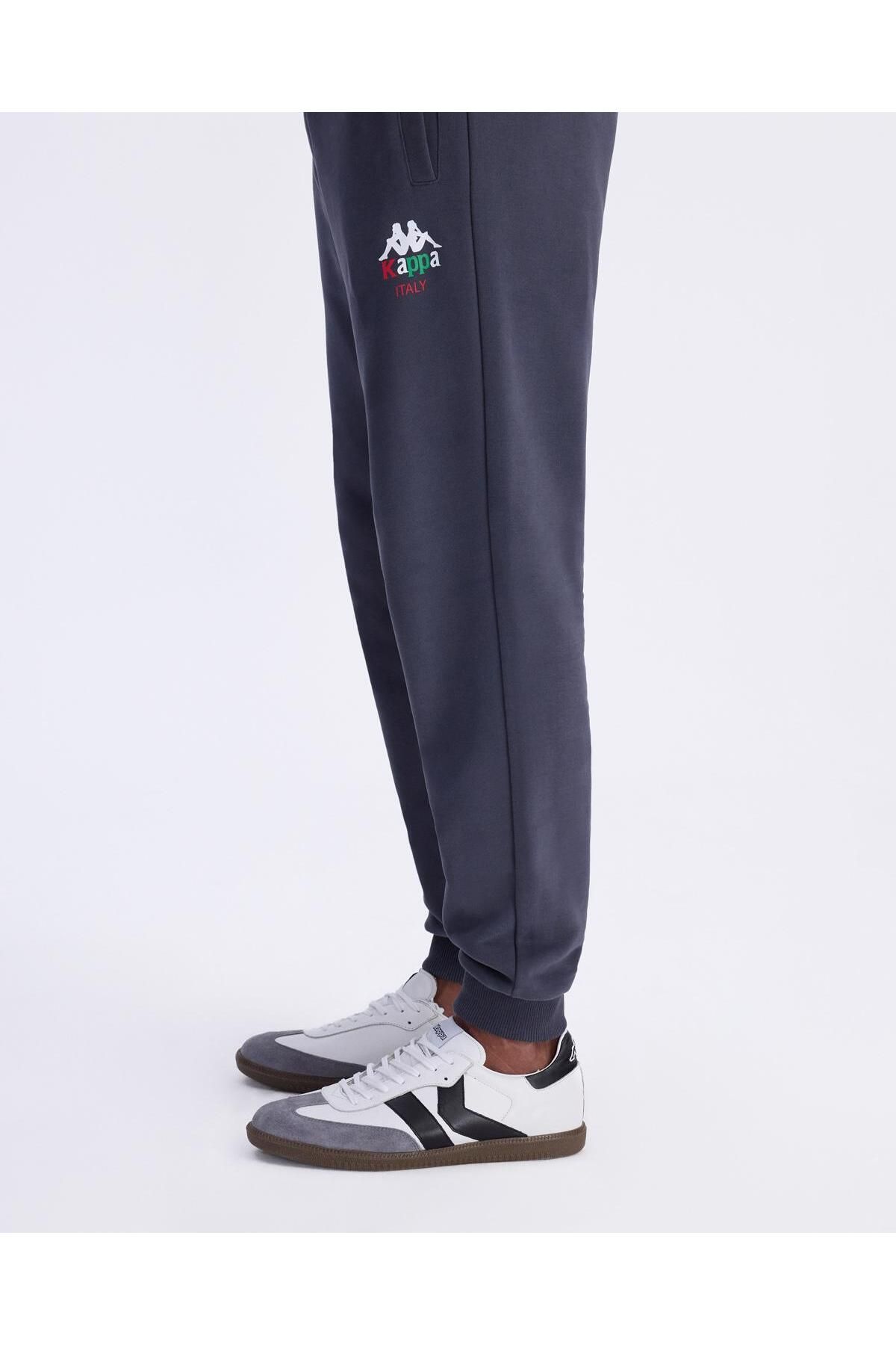 Kappa Authentic Italy Pant Erkek Antrasit Comfort Fit Eşofman Altı