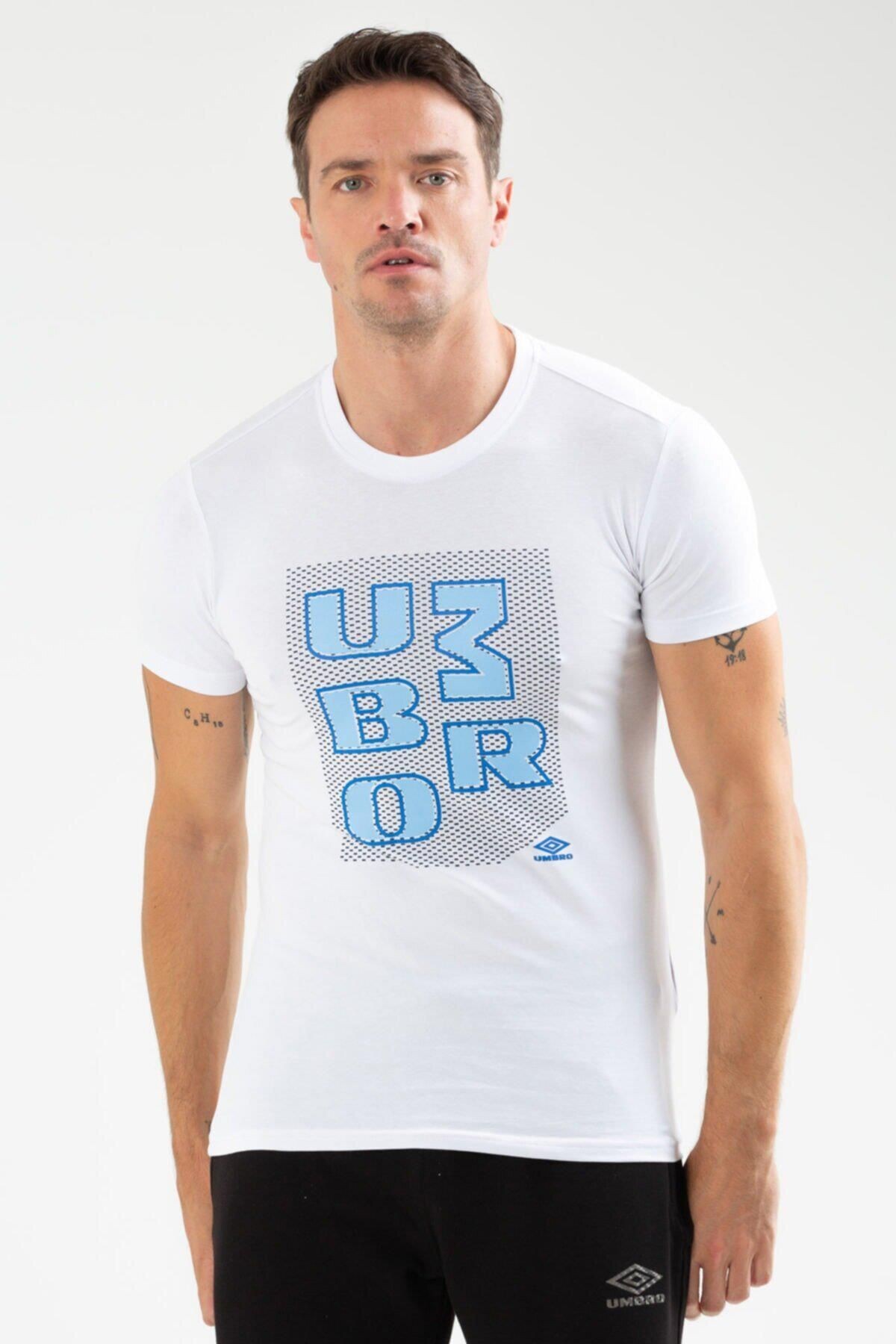 Umbro Knut Erkek Beyaz Tişört