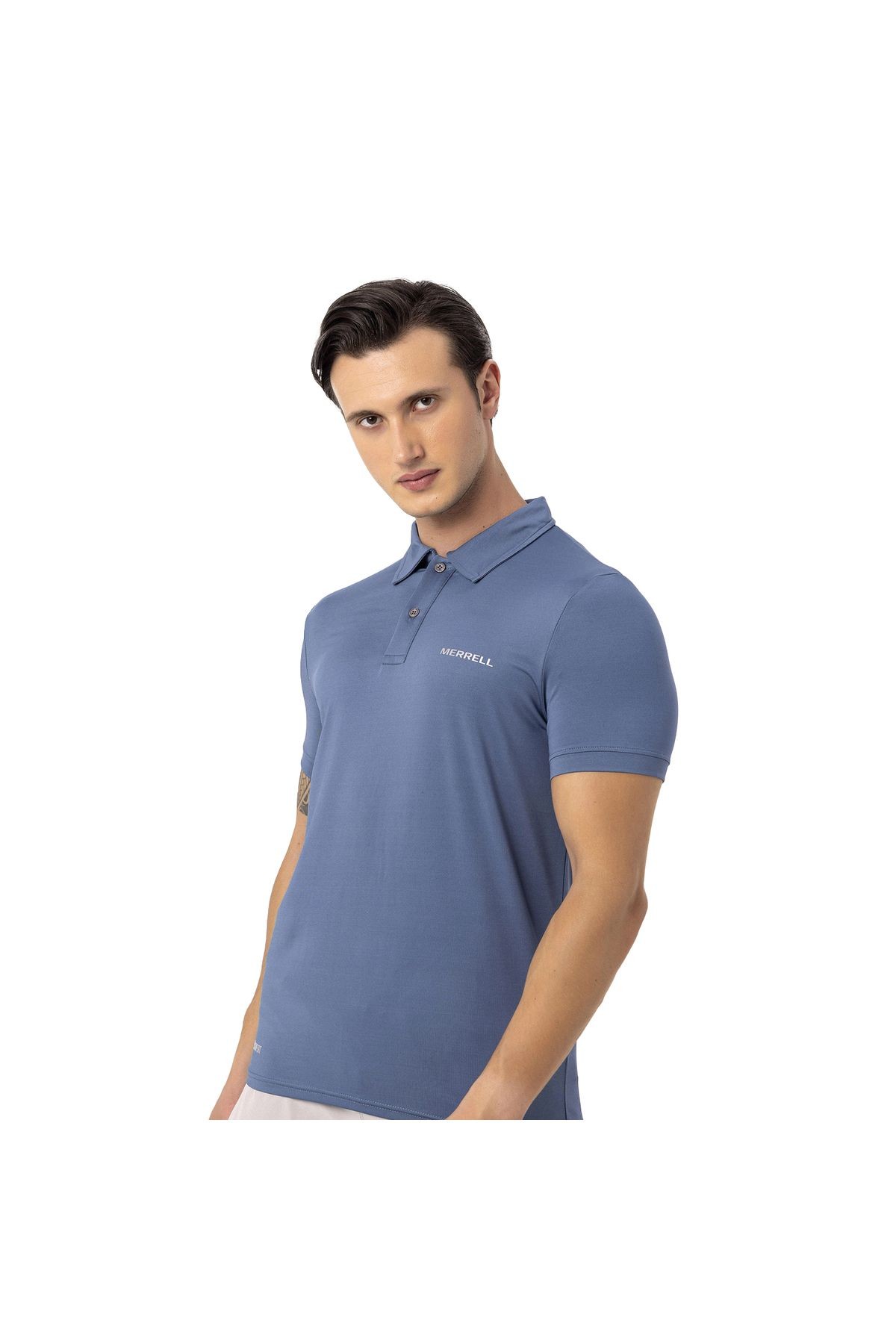 Merrell Pace Erkek Mavi Polo Tişört 